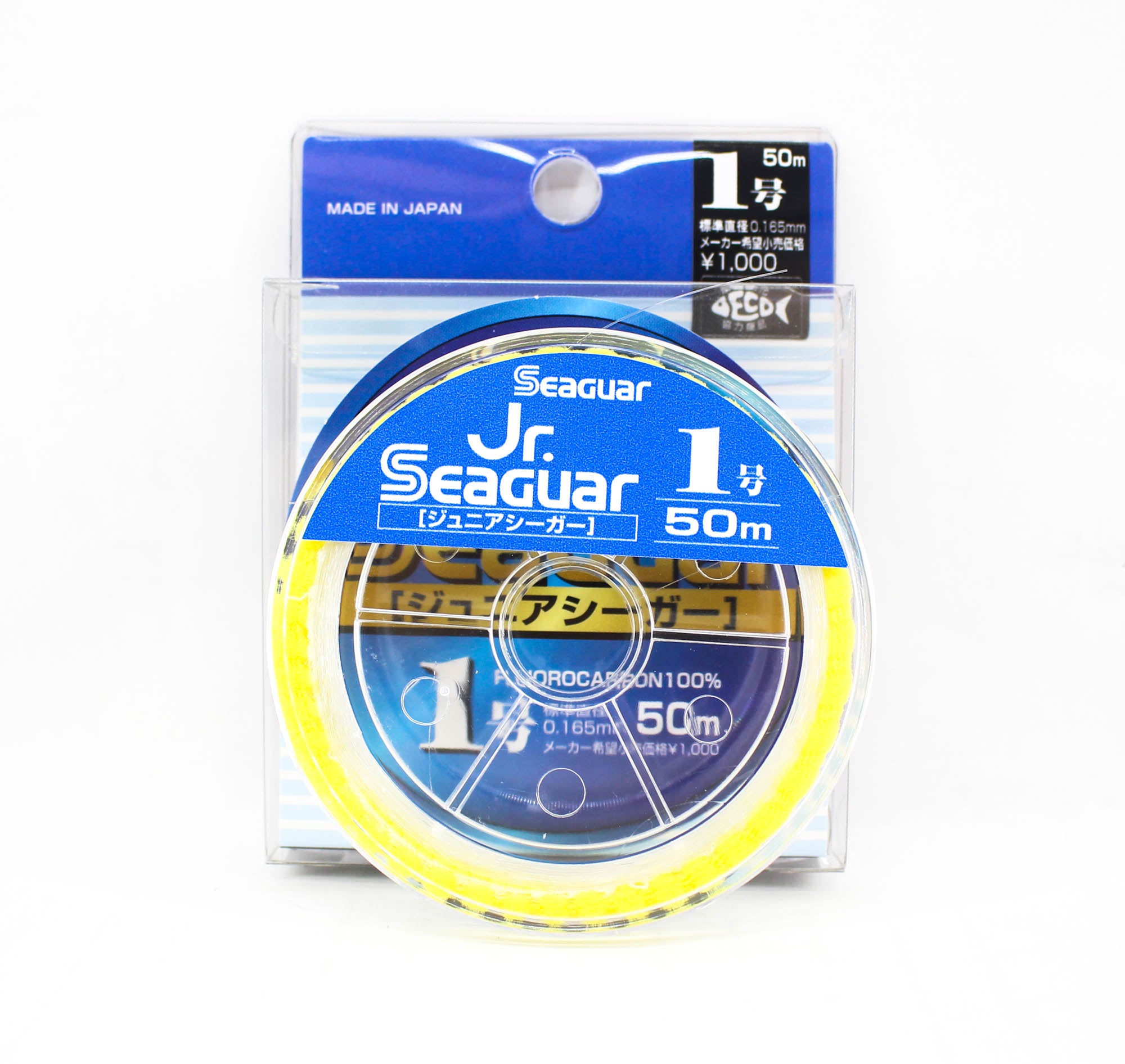 Seaguar Fluorocarbon JR Leader Line 50m Size 1 4lb 0.165mm (2213)