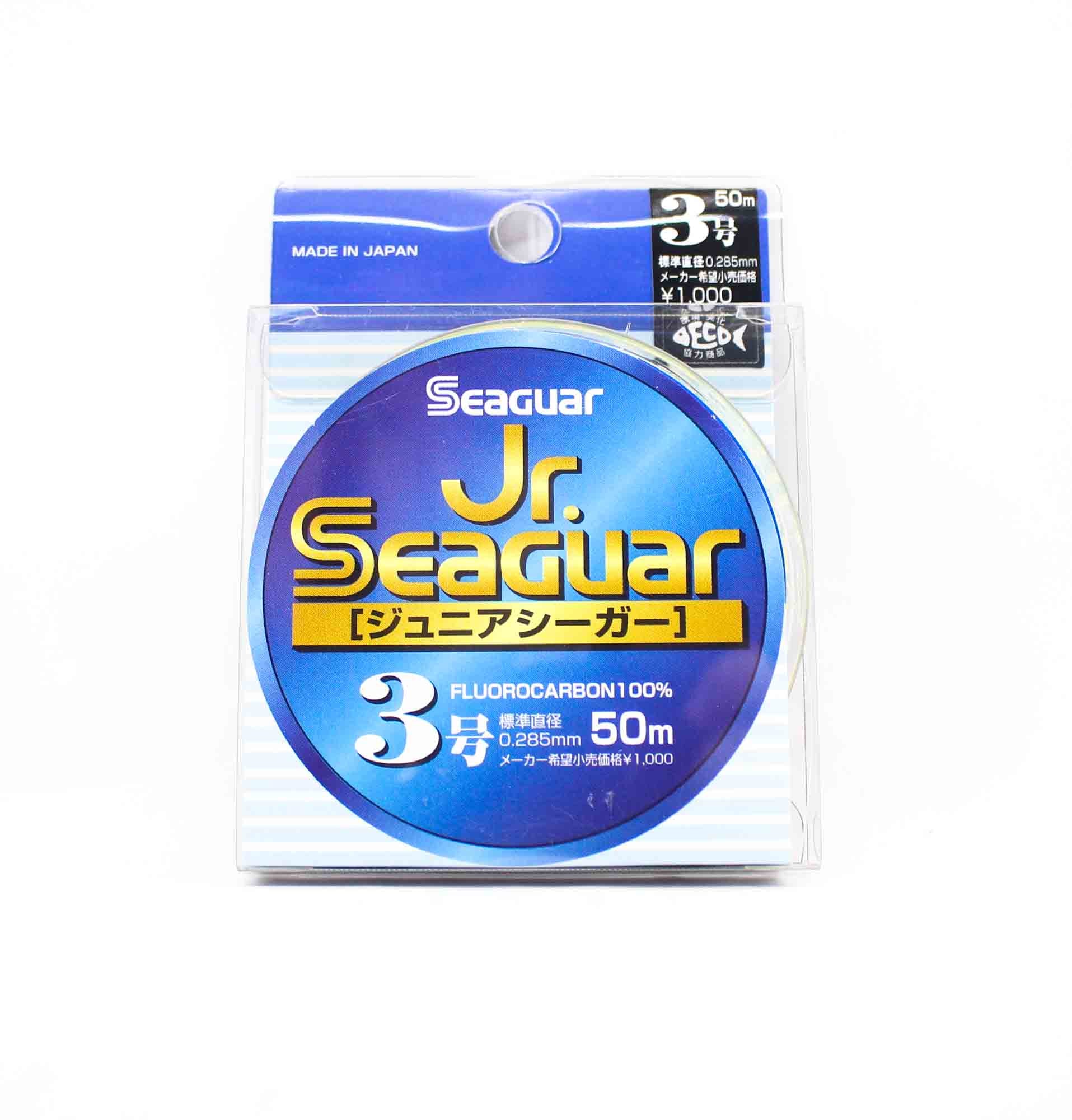 Seaguar Fluorocarbon JR Leader Line 50m Size 3 12lb 0.285mm (2275)