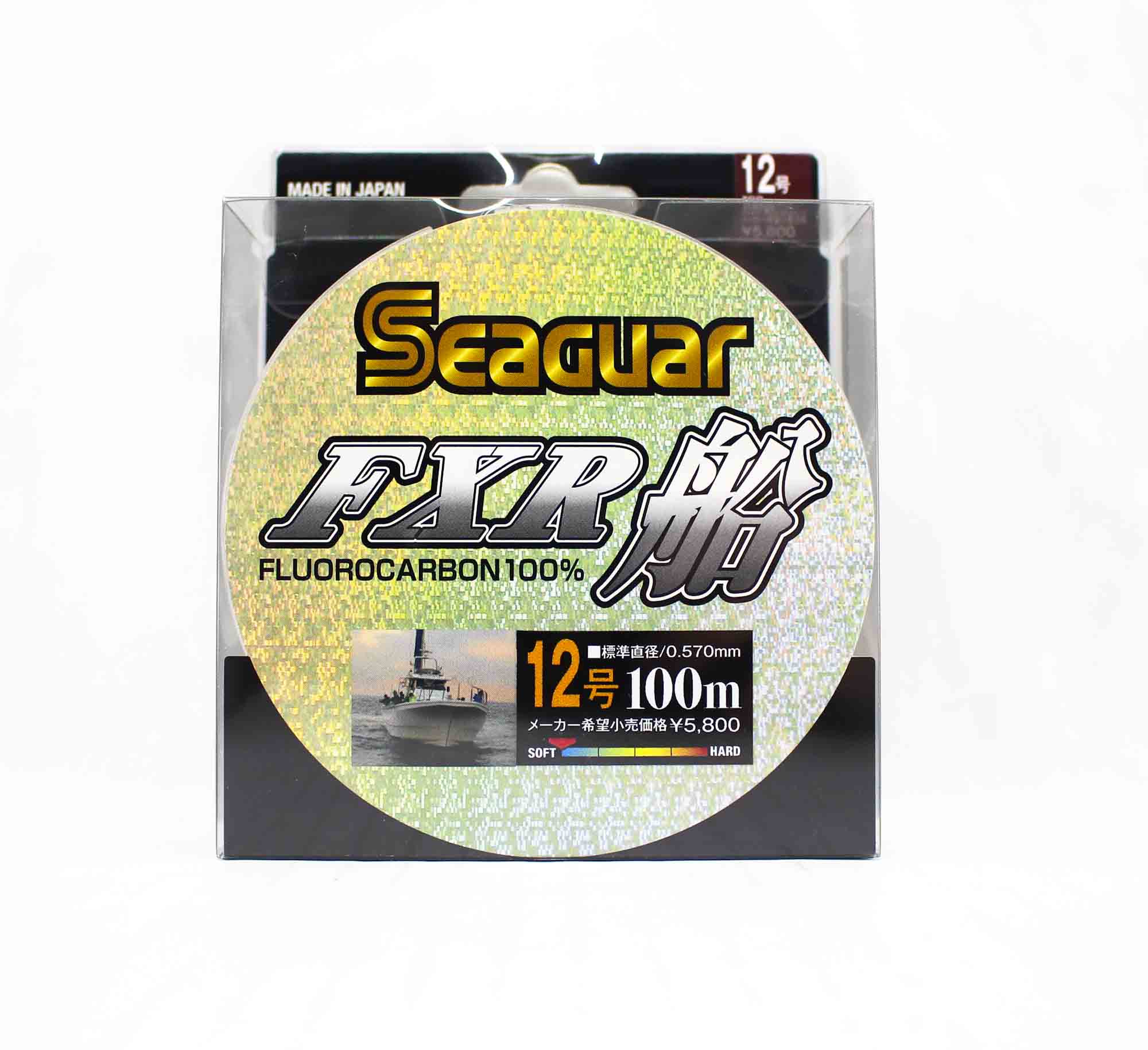 Seaguar Fluorocarbon FXR Leader Line 100m Size 12 40lb (9368)
