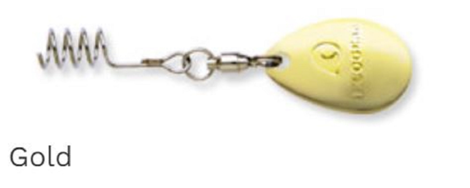 Ecogear Blade Spin Round For Soft Lure Gold (7642)