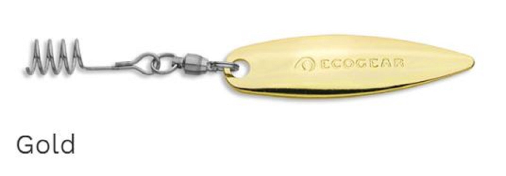 Ecogear Blade Spin Long Leaf For Soft Lure Gold (5279)