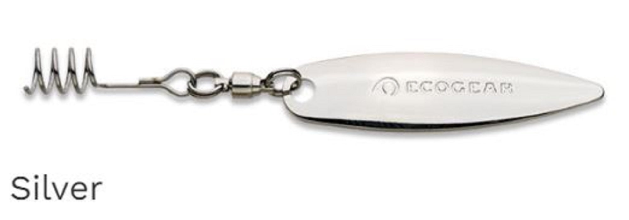 Ecogear Blade Spin Long Leaf For Soft Lure Silver (5286)