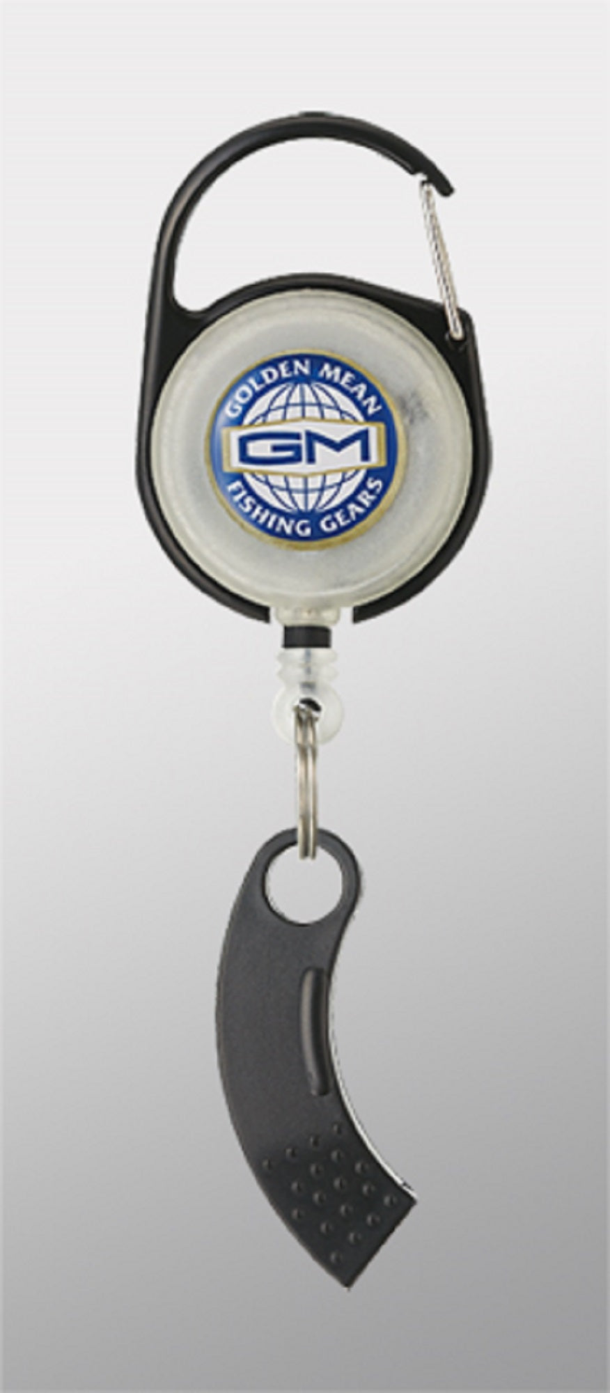 Golden Mean GM Pin on Reel and Line Cutter Carabina 65cm Black (3043)