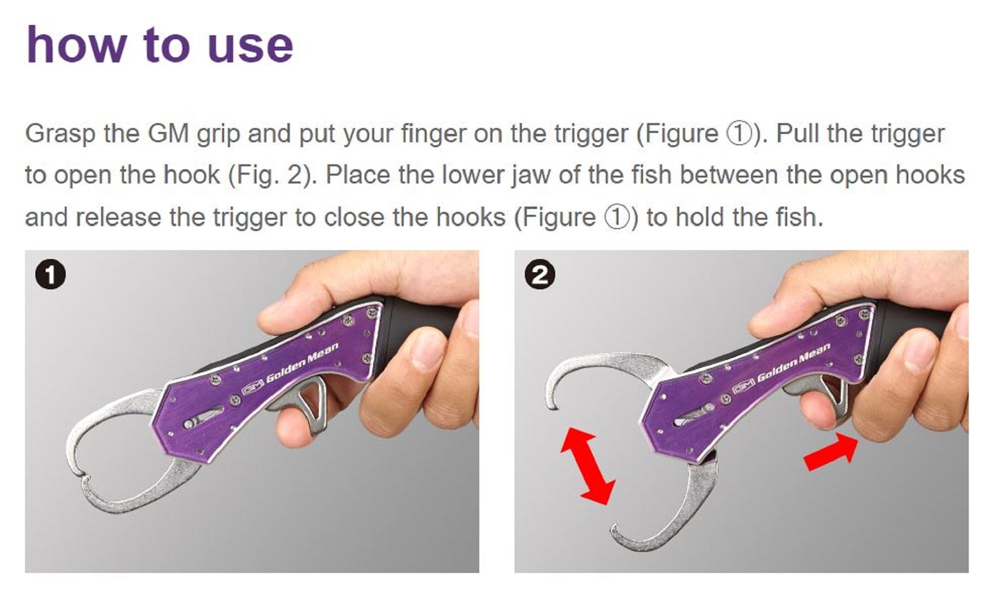 Golden Mean Grip Custom Fish Grip 185 mm 110 grams Red (4019)