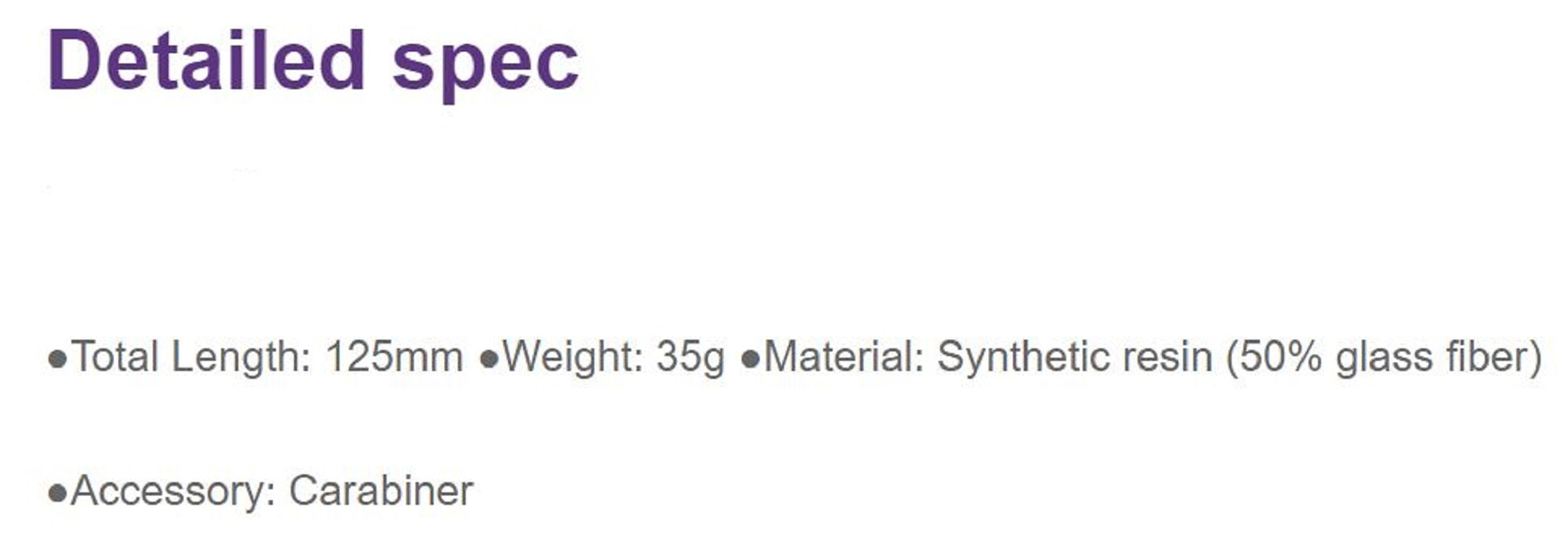 Golden Mean Grip GM Light Fish Grip 125 mm 35 grams Black (5818)