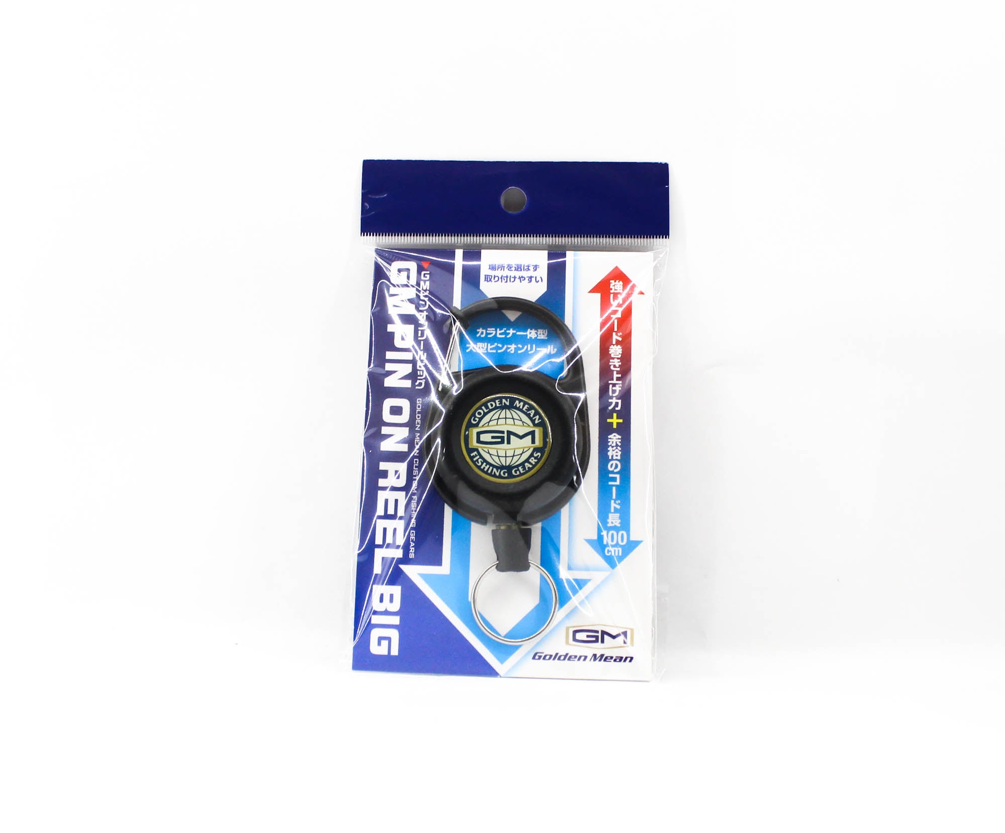 Golden Mean GM Pin on Reel Big Carabina 100cm Black (6167)