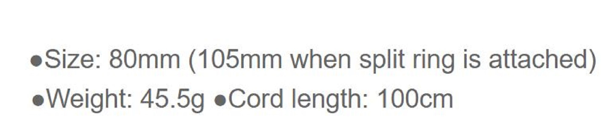 Golden Mean GM Pin on Reel Big Carabina 100cm Black (6167)