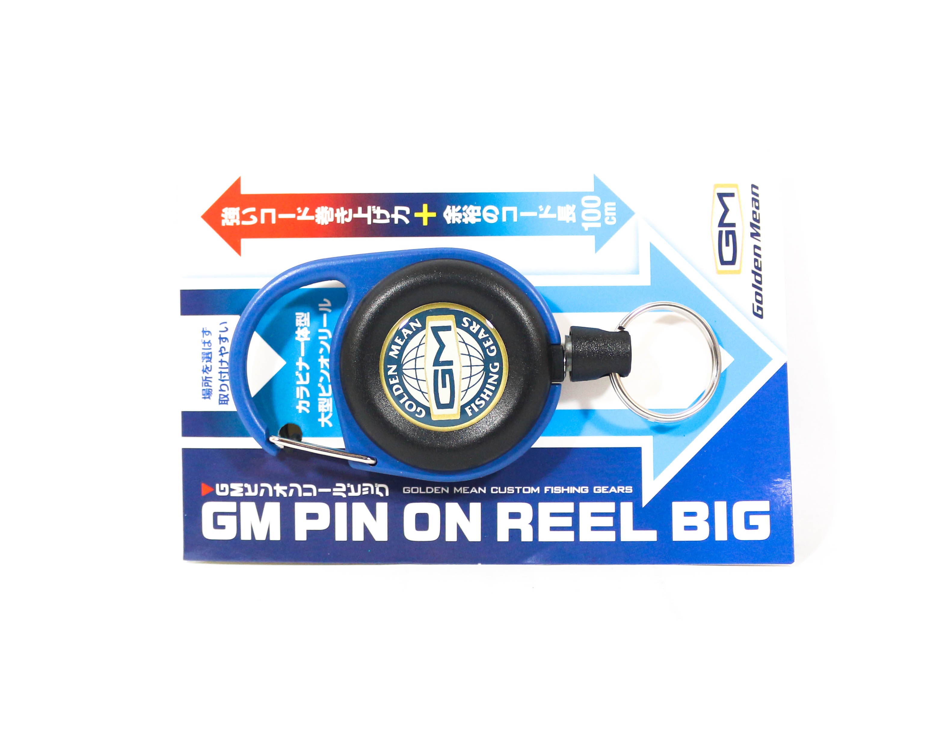 Golden Mean GM Pin on Reel Big Carabina 100cm Blue (6181)