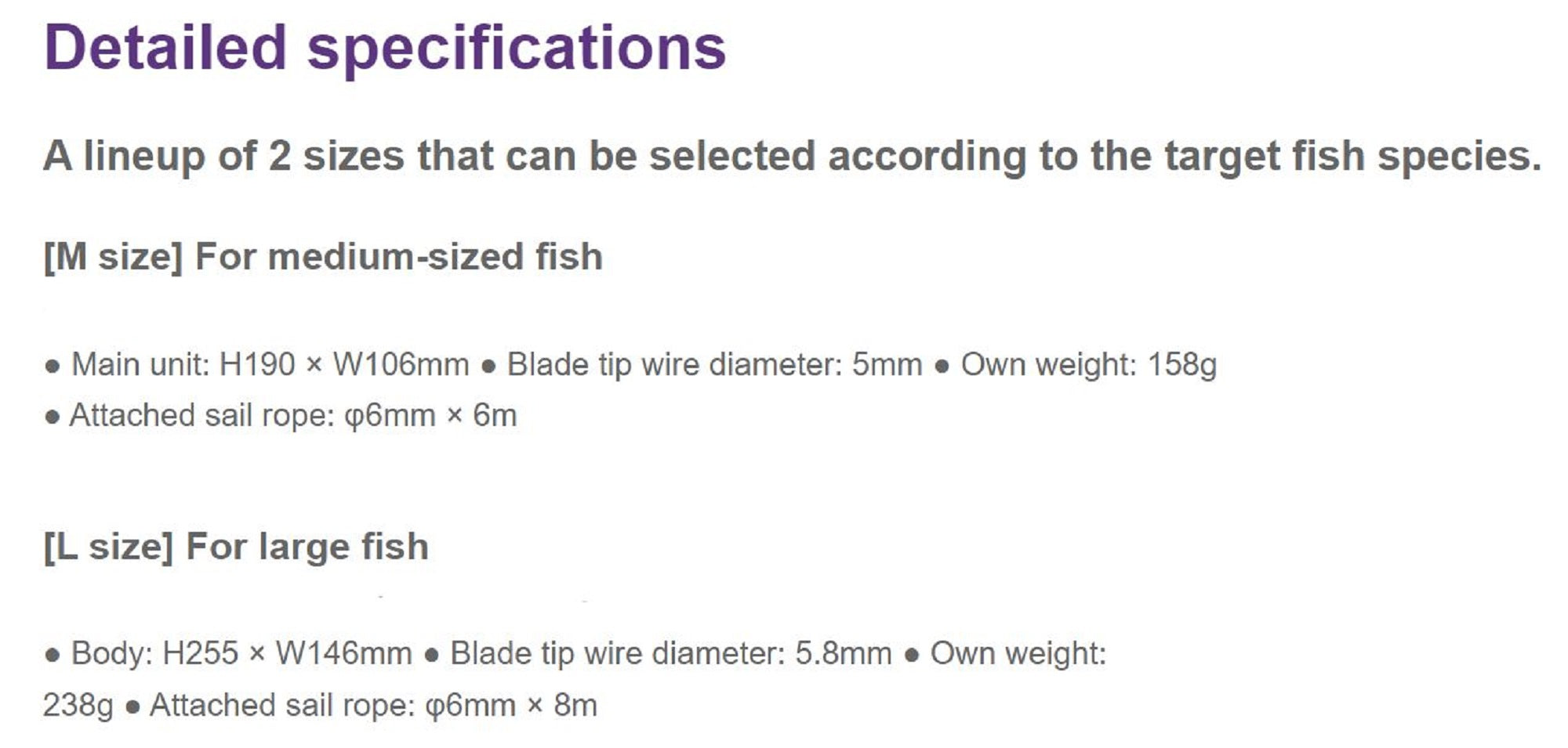 Golden Mean Ultimate Gaff 190 x 106mm Size M (6518)