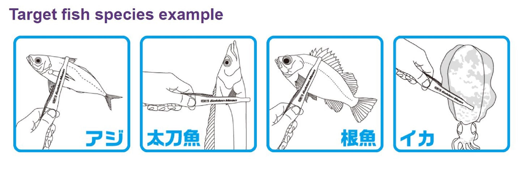 Golden Mean Capture Grip Set with Holder Black (9656)