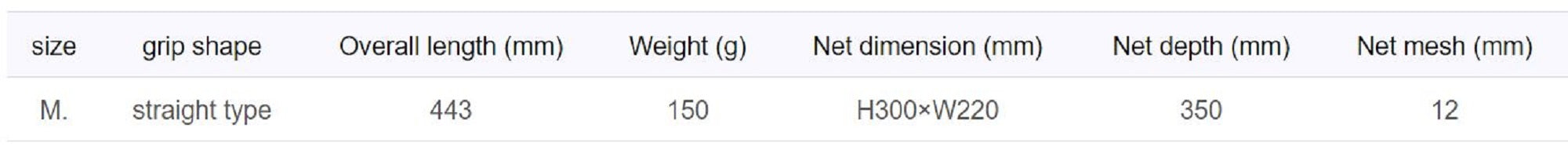 Golden Mean Net Trout Symphonia Size M 450 x 330 mm (0577)