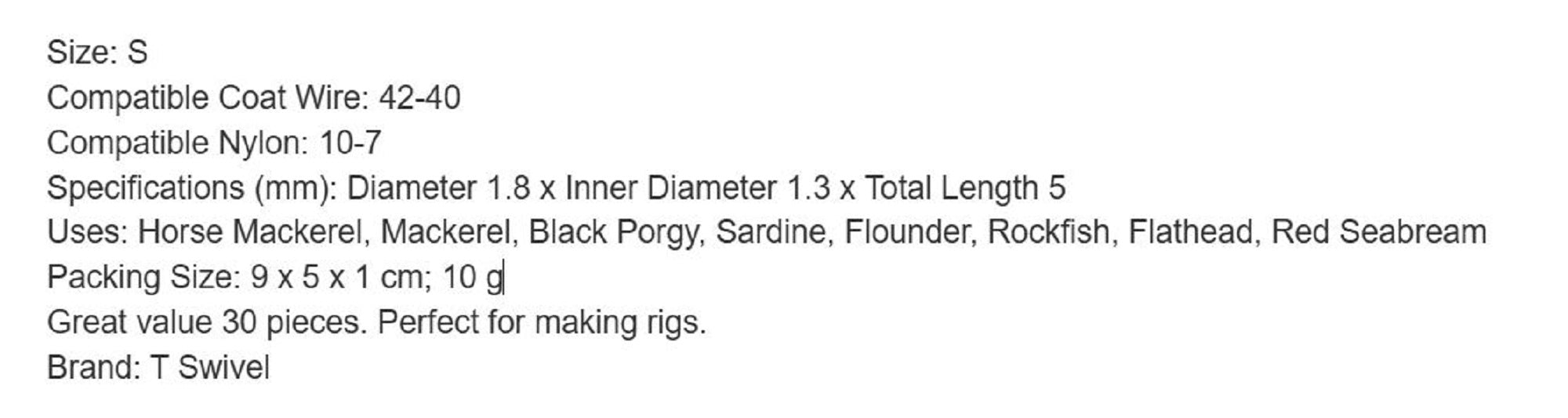 NT Power Swivel Single Sleeve Nickel R-30 Size 3S (6212)