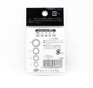 Ten Mouth Hyper Ring GT Split Ring D.XRSG Size 5 (6878)