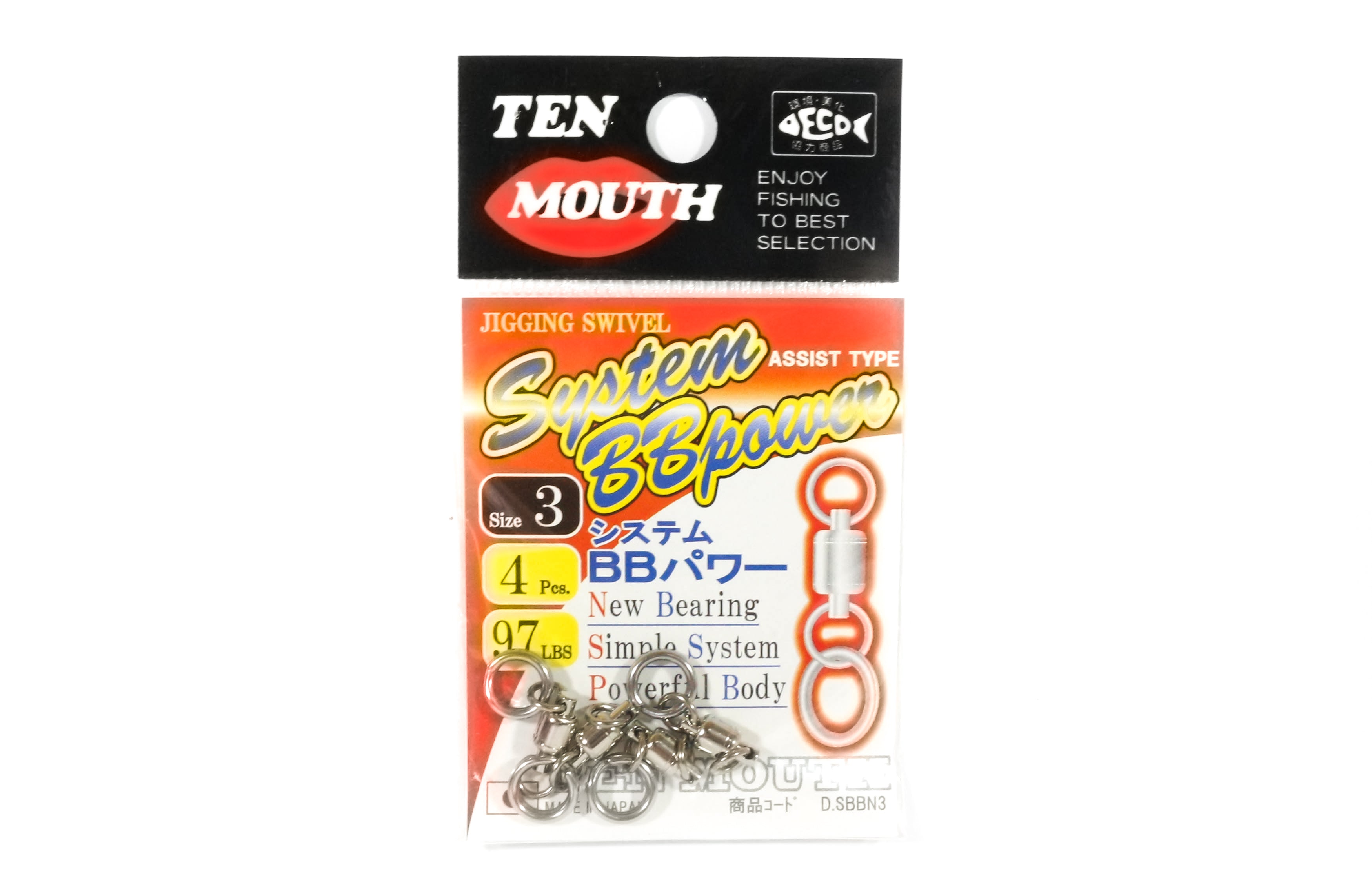 Sale Ten Mouth Swivel System BB Power D.SBBN Size 3 (0394)