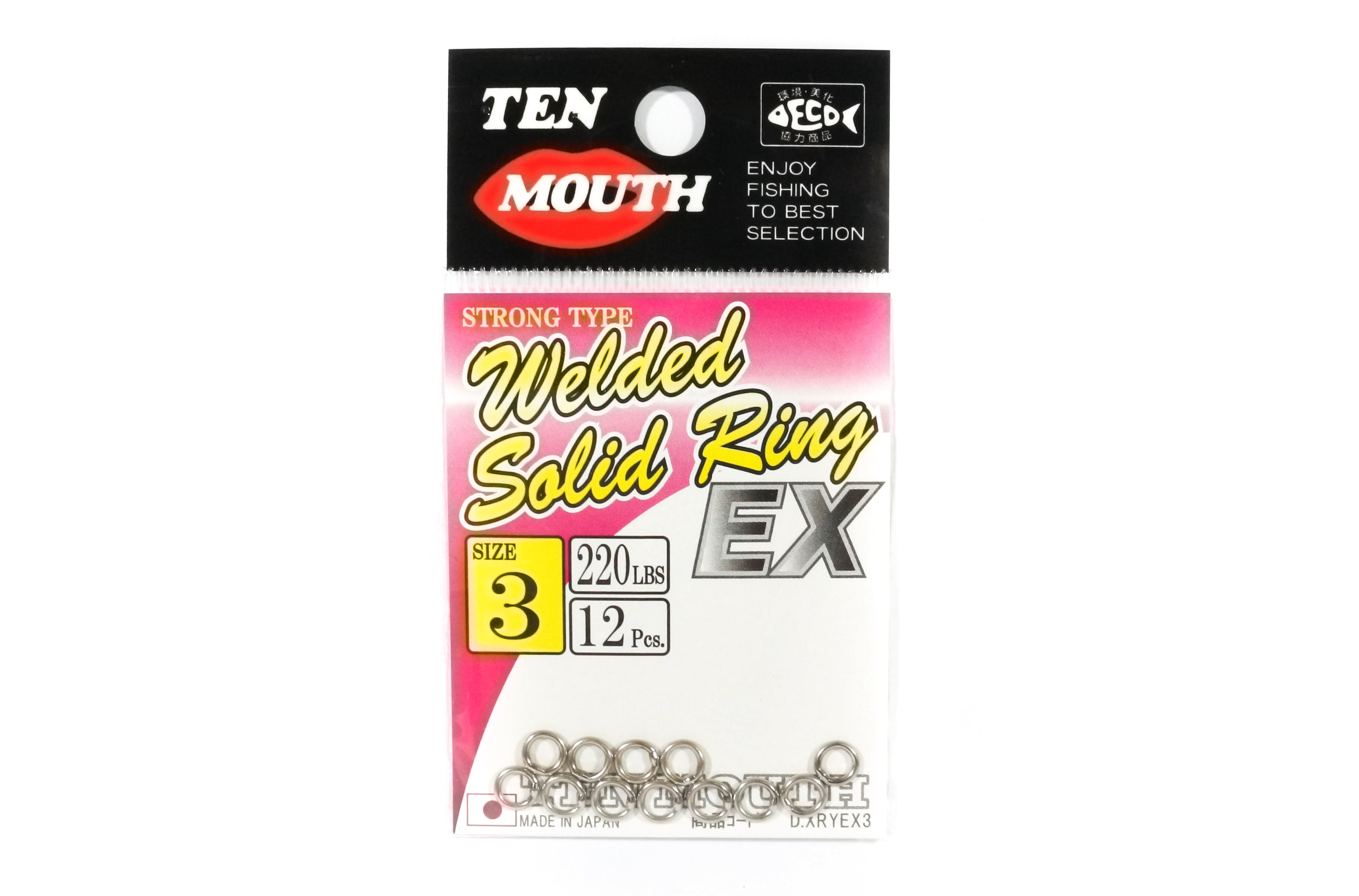 Ten Mouth Welded Solid Ring EX D.XRYEX Size 3 (0820)