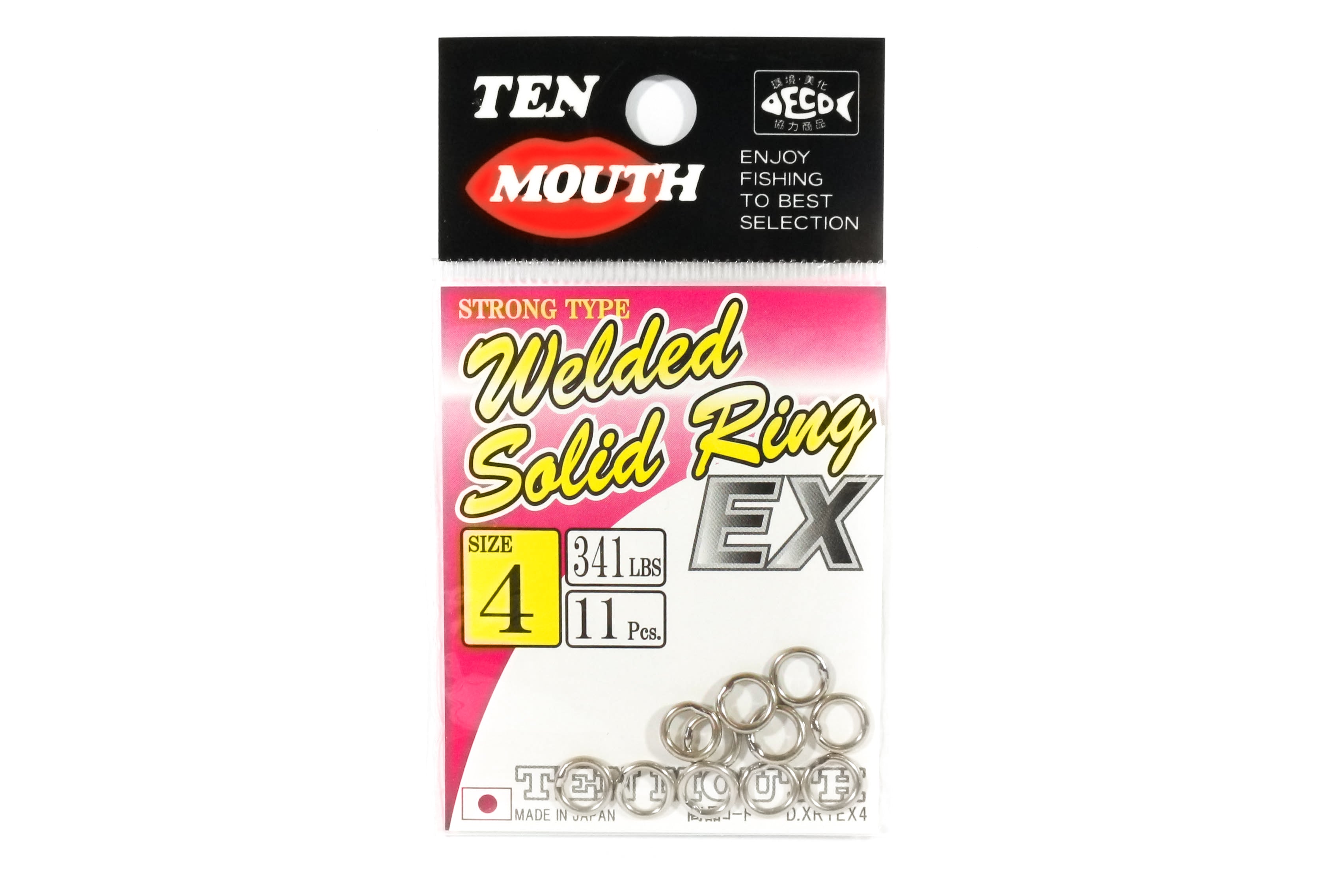 Ten Mouth Welded Solid Ring EX D.XRYEX Size 4 (0837)