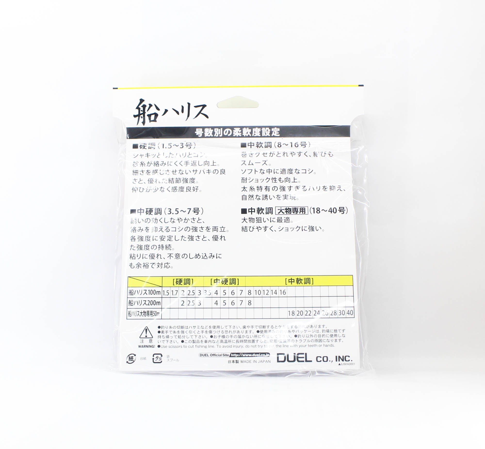 Yo Zuri Duel Fune Leader Fluorocarbon 100m Size 2.5 10lb H955 (3868)