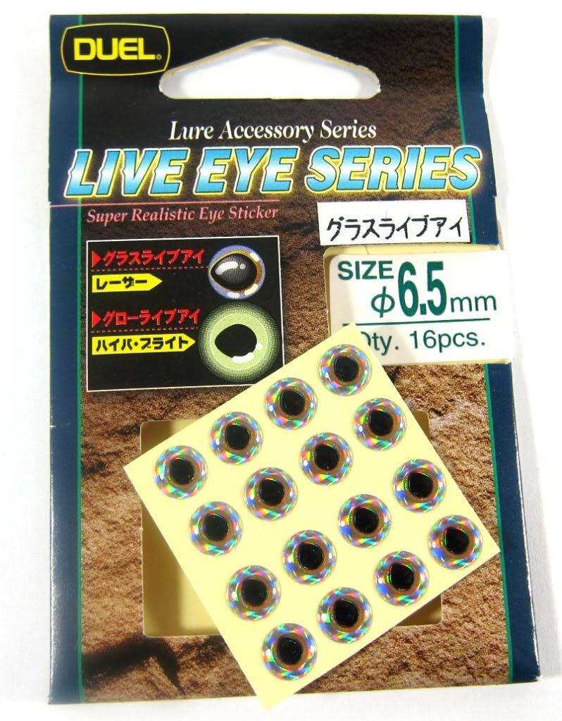 Yo Zuri Duel Live Glass Eye Lure Accessory Diameter 5.5 mm F651 (7828)