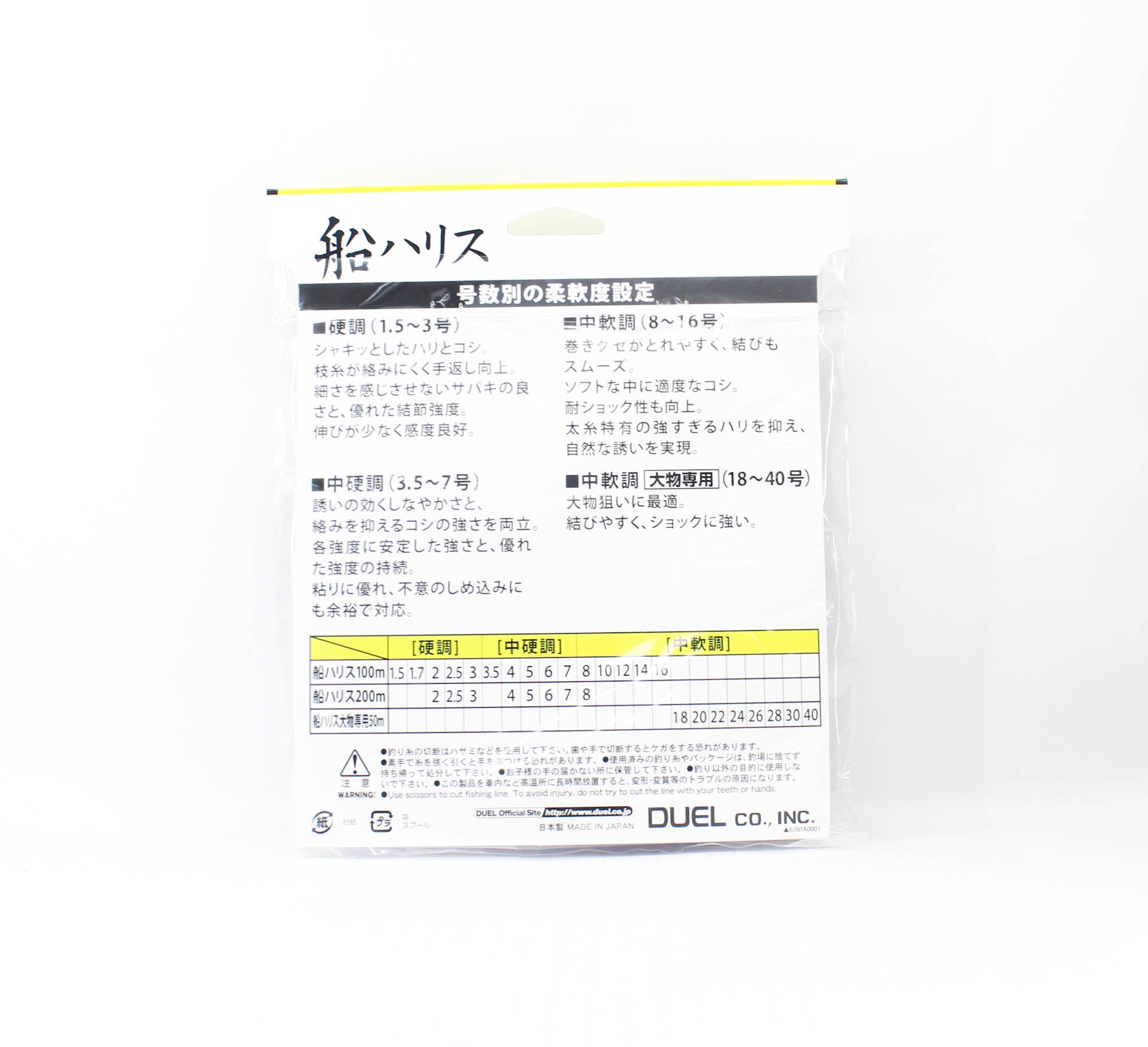 Yo Zuri Duel Fune Leader Fluorocarbon 100m Size 1.7 7lb H1720 (4929)