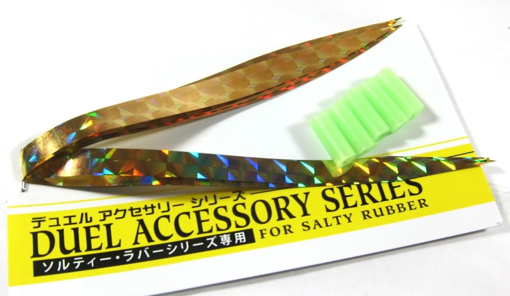 Yo Zuri Duel Spare Holo Wide Vibe Tail Inchiku Madai Jig F912-BHG (6499)