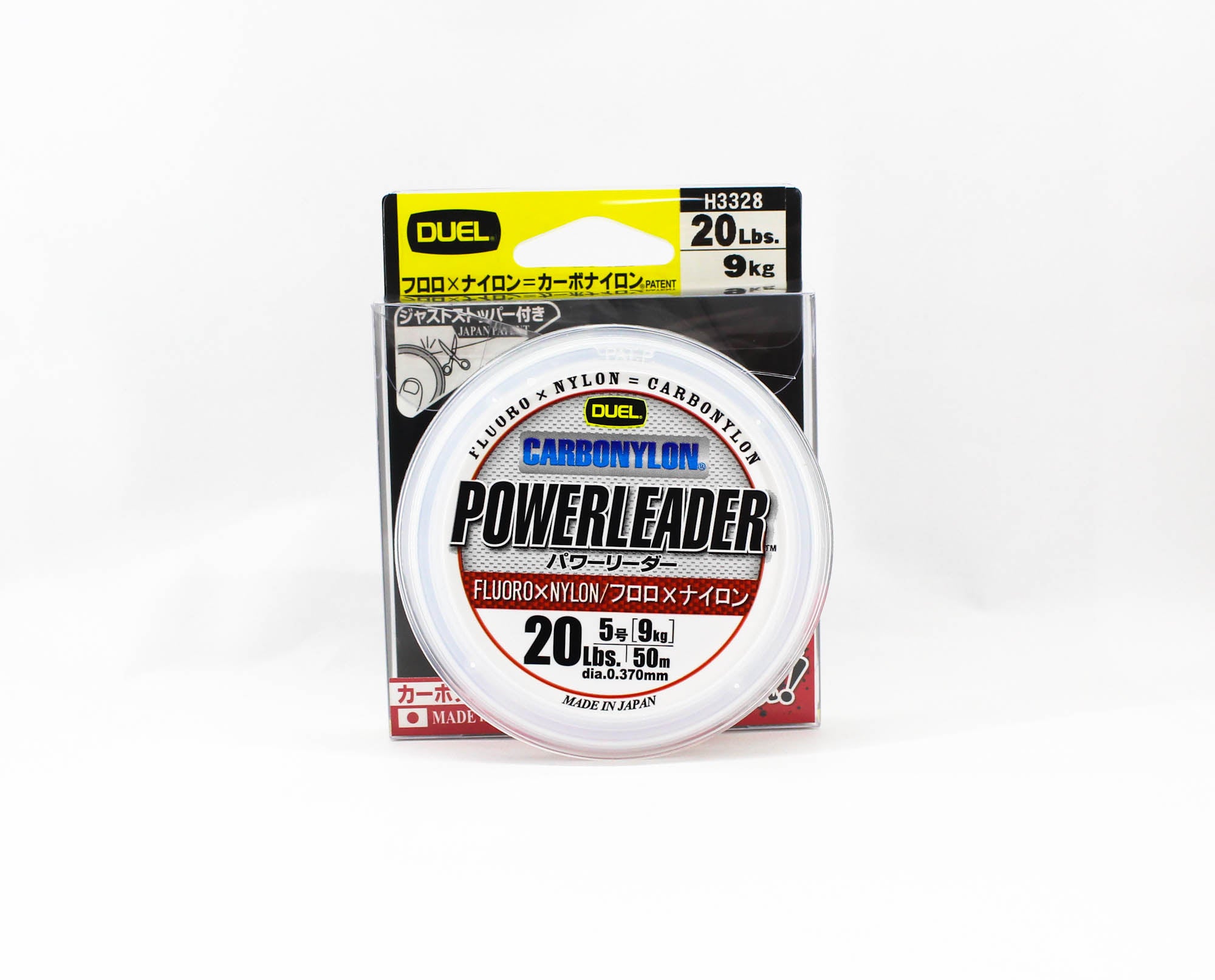 Yo Zuri Duel Powerleader Fluorocarbon Nylon Blend 50m 20lb 0.37mm H3328