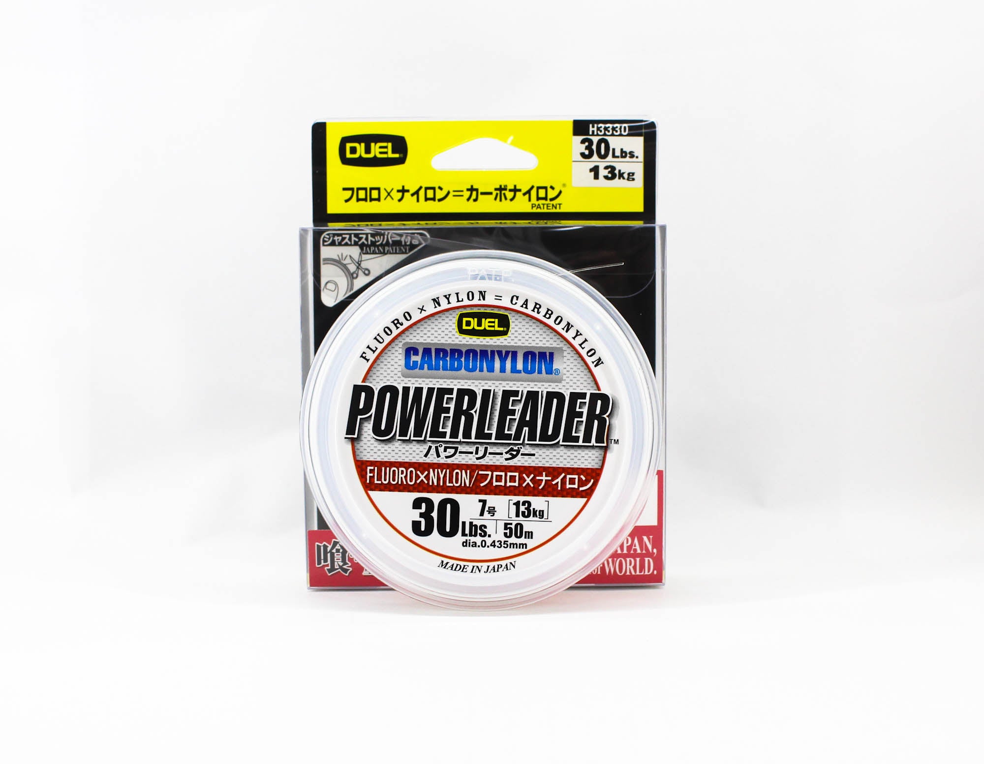 Yo Zuri Duel Powerleader Fluorocarbon Nylon Blend 50m 30lb 0.435mm H3330