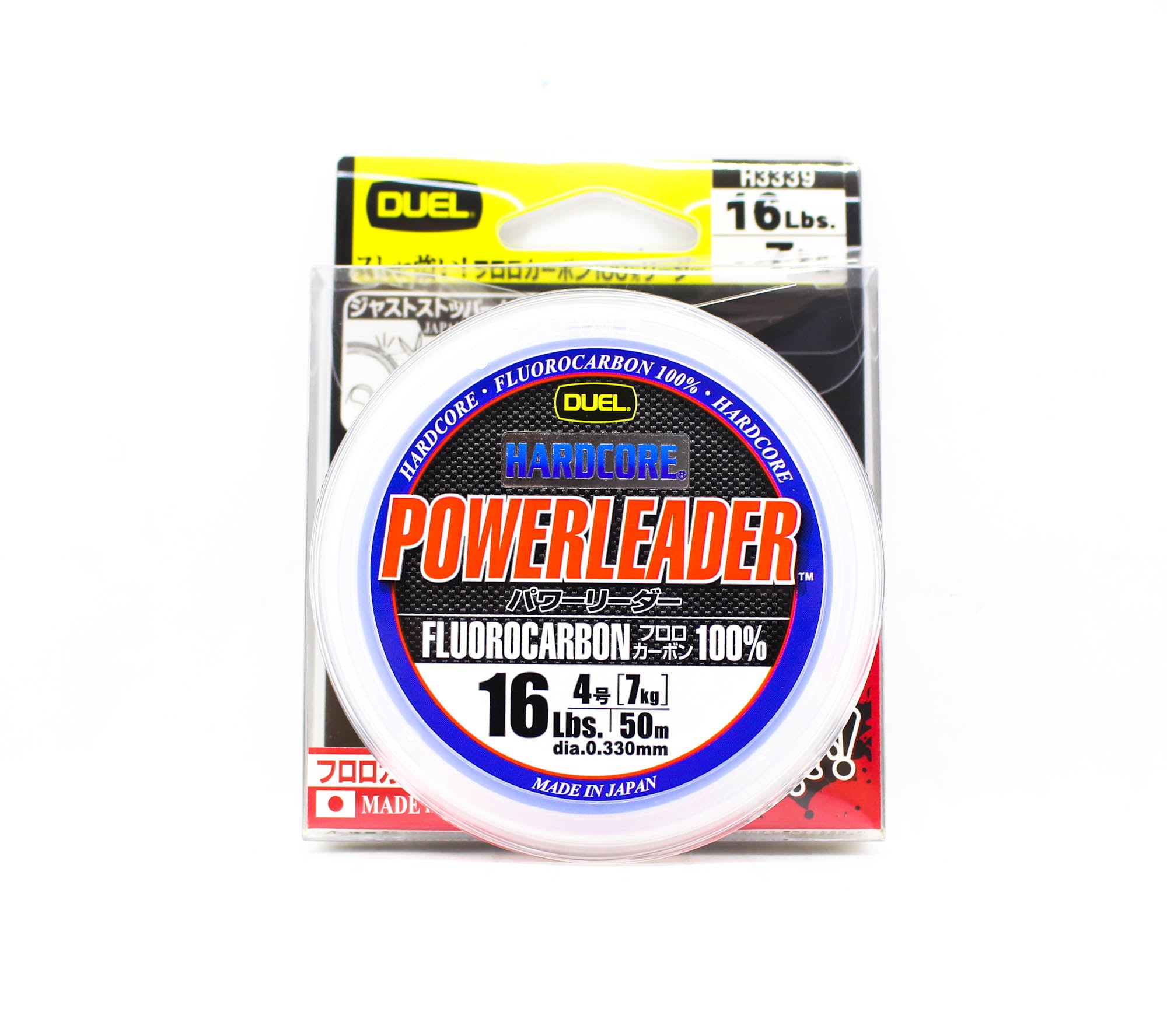 Yo Zuri Duel Hardcore Power Leader Fluorocarbon 16lb 50m H3339 (1158)