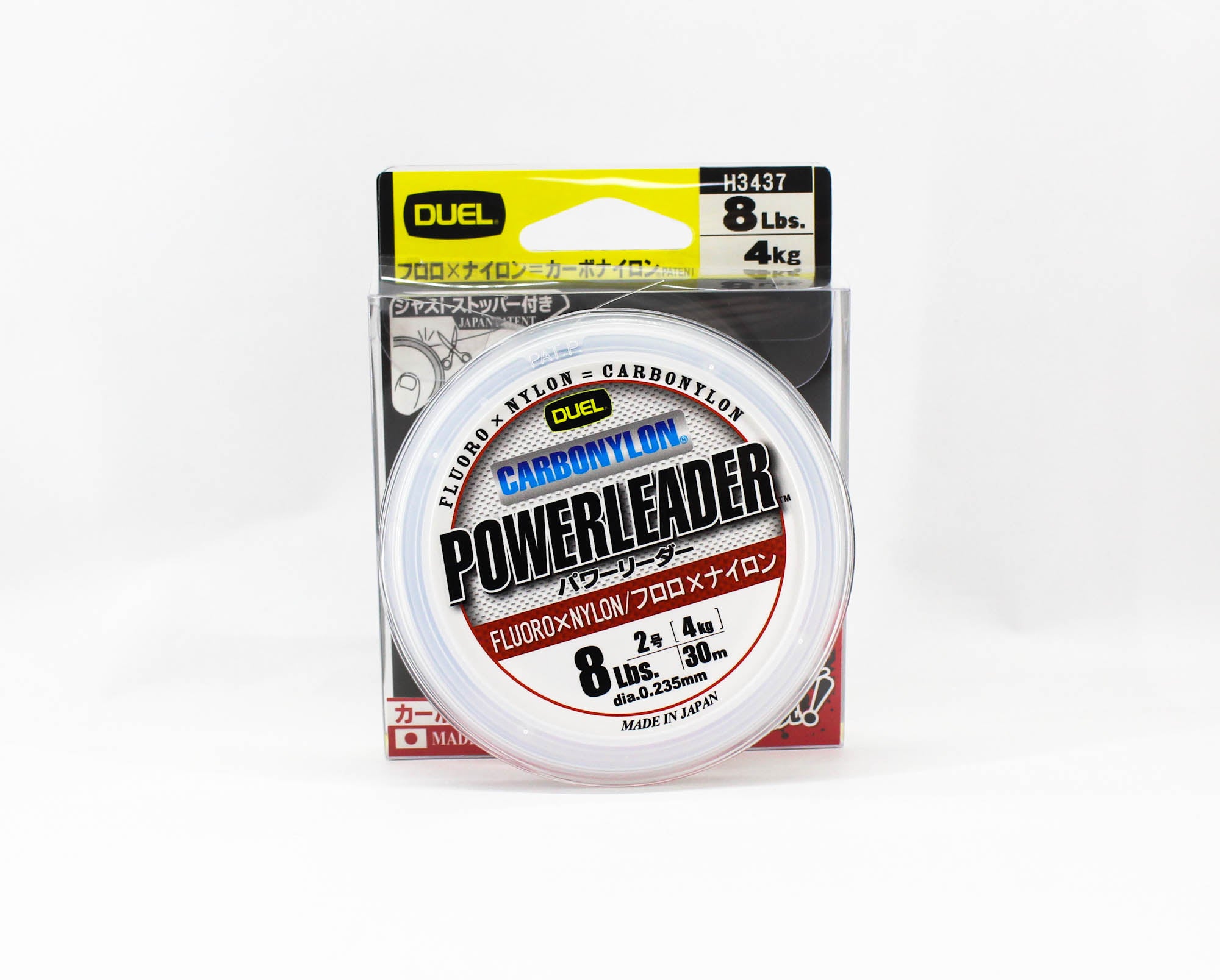 Yo Zuri Duel Powerleader Fluorocarbon Nylon Blend 30m 8lb 0.235mm H3437