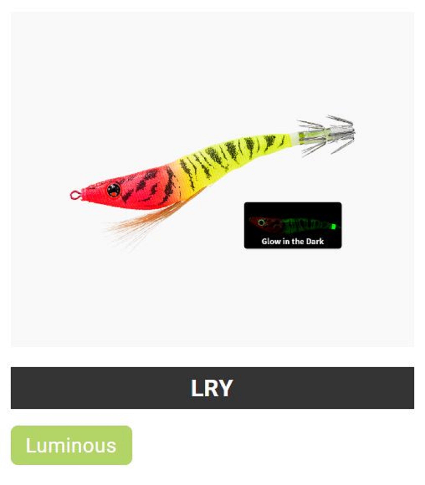 Yo Zuri EZ Slim Cloth 80mm Squid Jig A1626-LRY (2296)