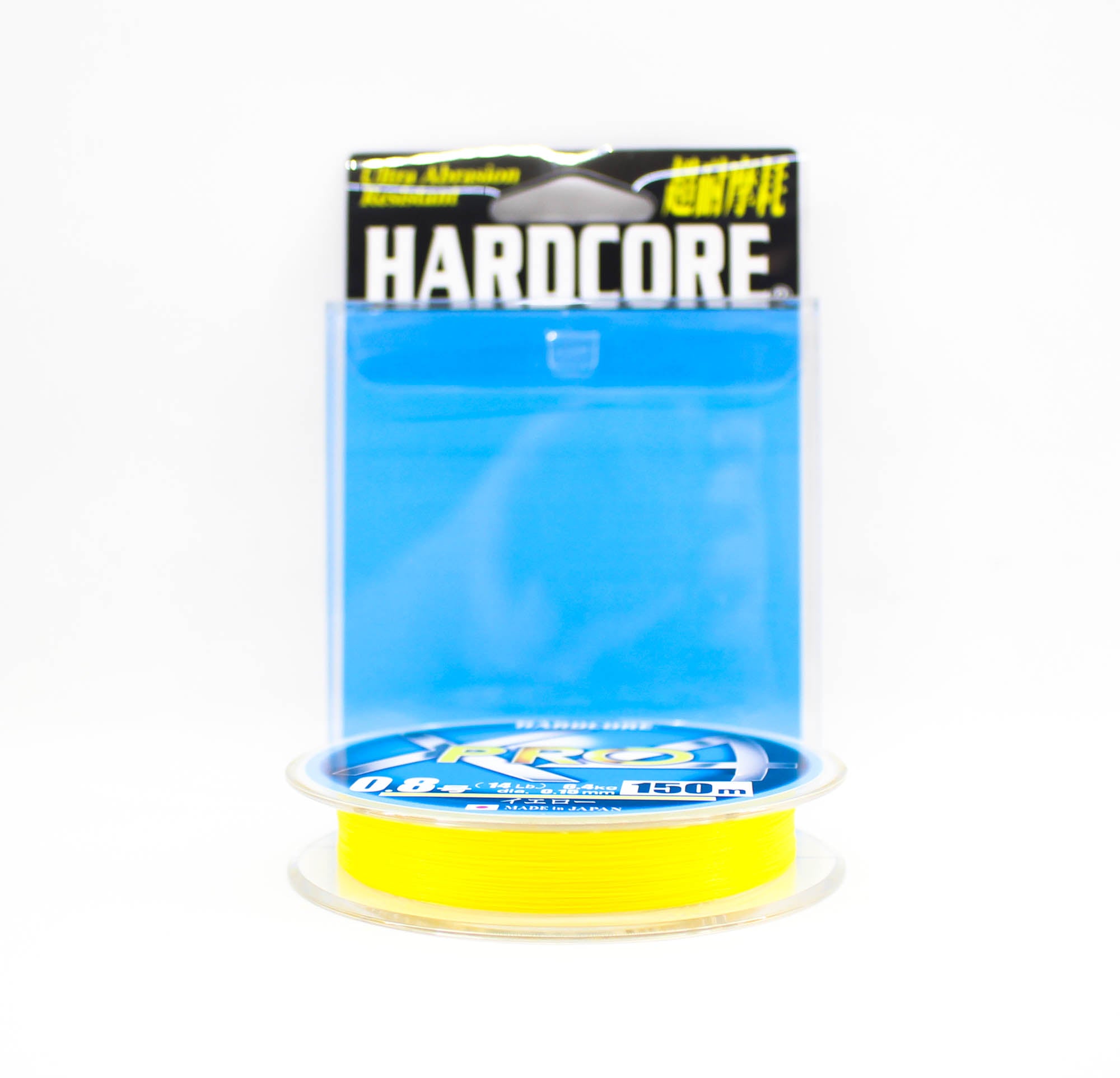 Yo Zuri Duel P.E Line Hardcore X4 Pro 150m P.E 0.8 6.4Kg Yellow H3862-Y