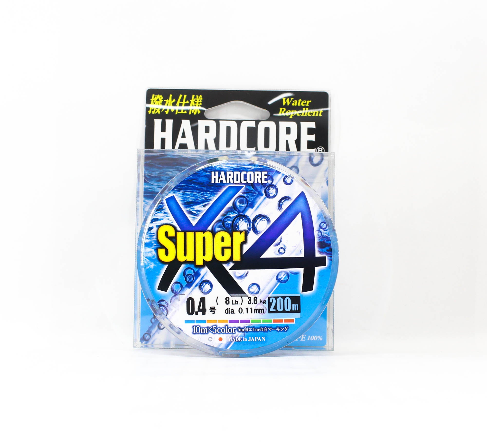 Yo Zuri Duel P.E Line Hardcore Super X4 200m P.E 0.4 8lb H4303-5C (5224)