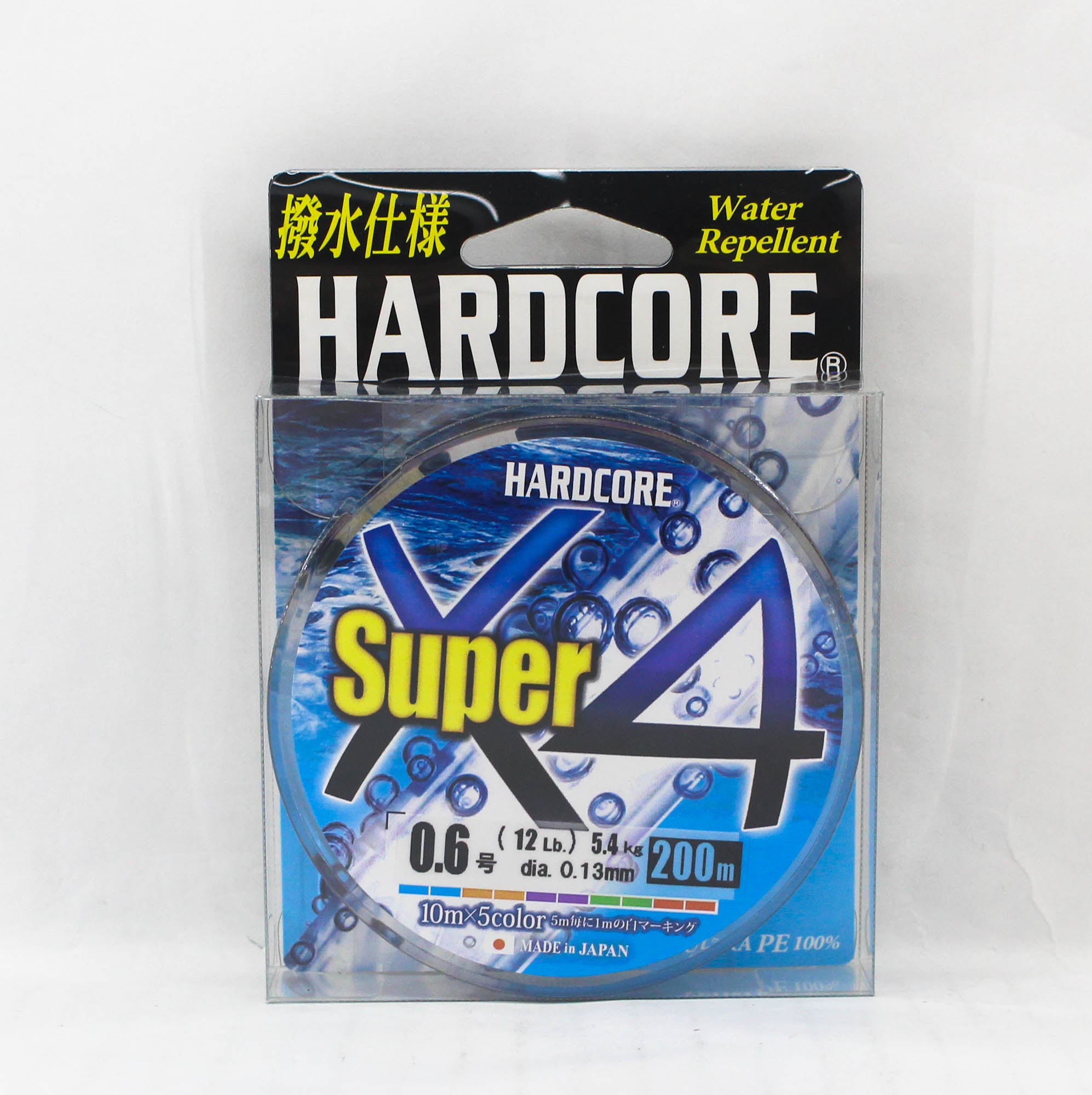 Yo Zuri Duel P.E Line Hardcore Super X4 200m P.E 0.6 12lb H4304-5C (5231)