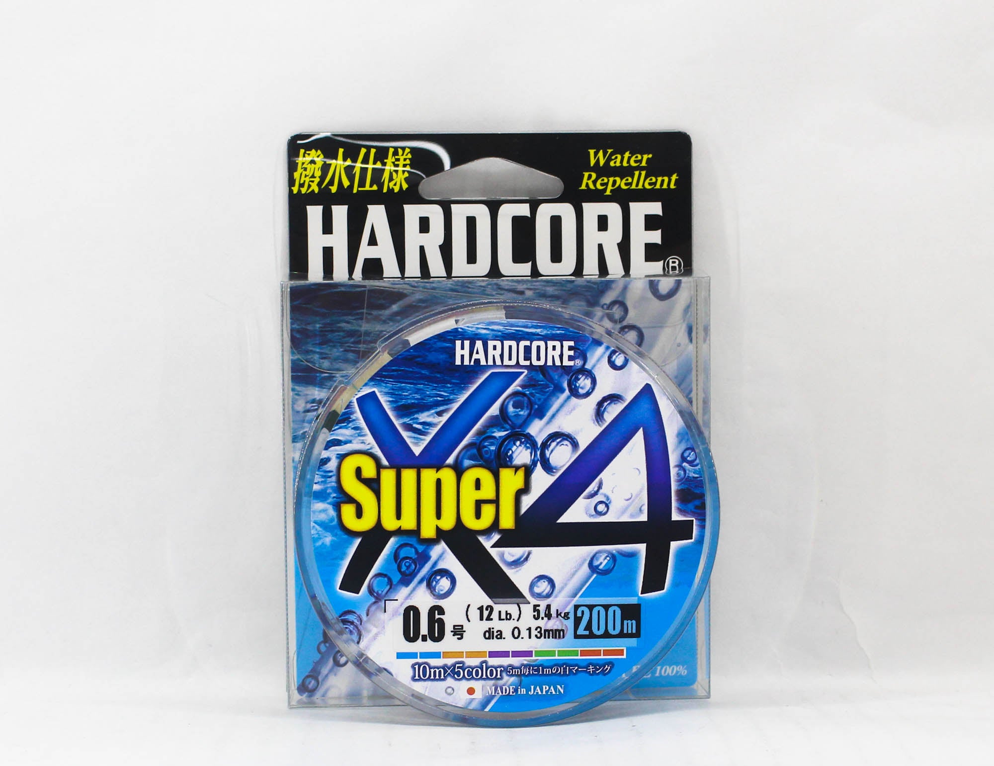 Yo Zuri Duel P.E Line Hardcore Super X4 200m P.E 0.6 12lb H4304-5C (5231)
