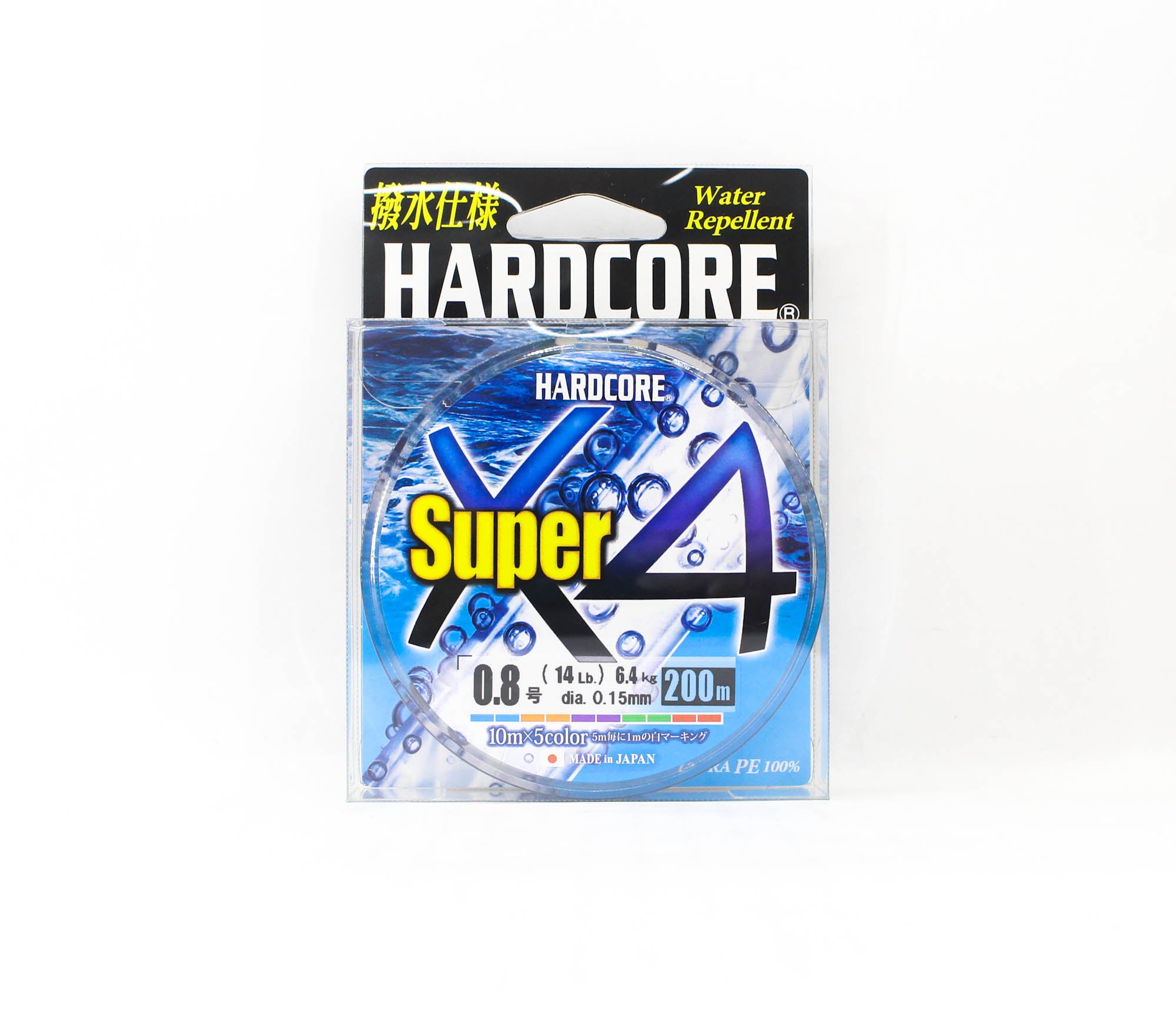 Yo Zuri Duel P.E Line Hardcore Super X4 200m P.E 0.8 14lb H4305-5C (5248)