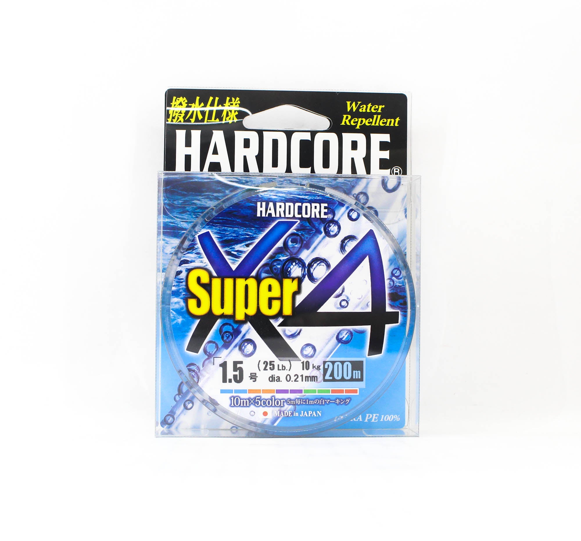 Yo Zuri Duel P.E Line Hardcore Super X4 200m P.E 1.5 25lb H4308-5C (5279)