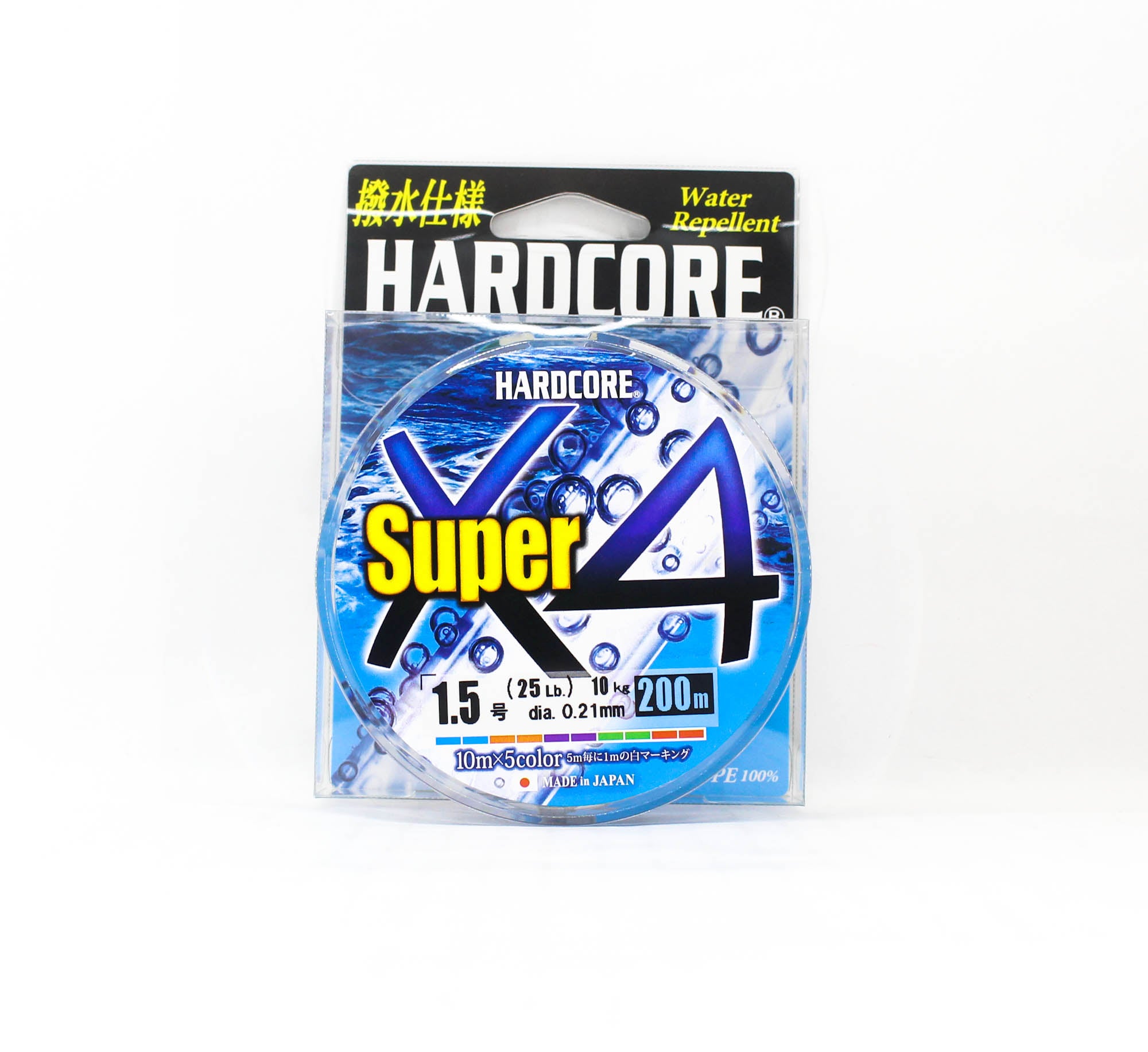 Yo Zuri Duel P.E Line Hardcore Super X4 200m P.E 1.5 25lb H4308-5C (5279)