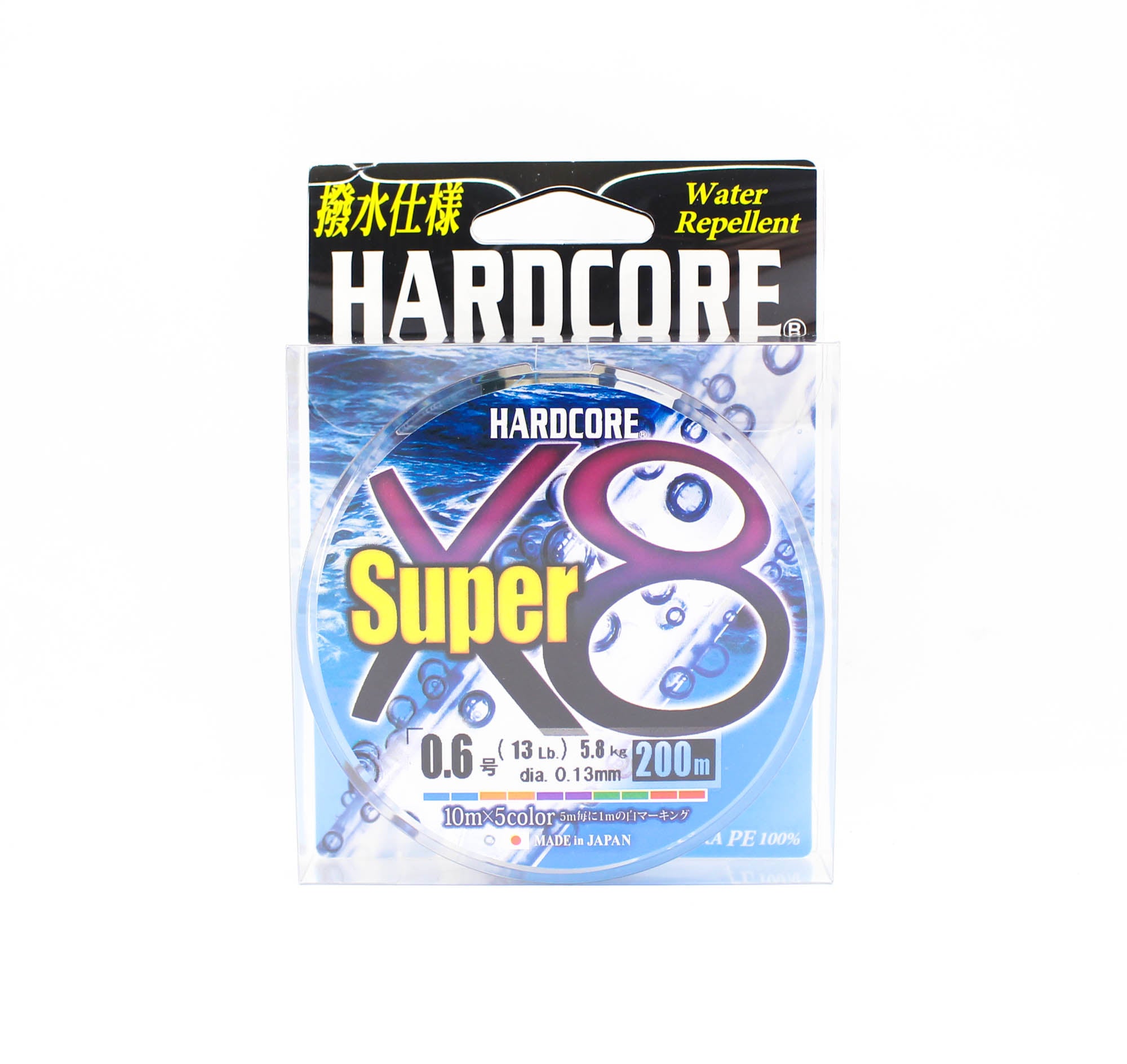 Yo Zuri Duel P.E Line Hardcore Super X8 200m P.E 0.6 13lb H4314-5C (5330)