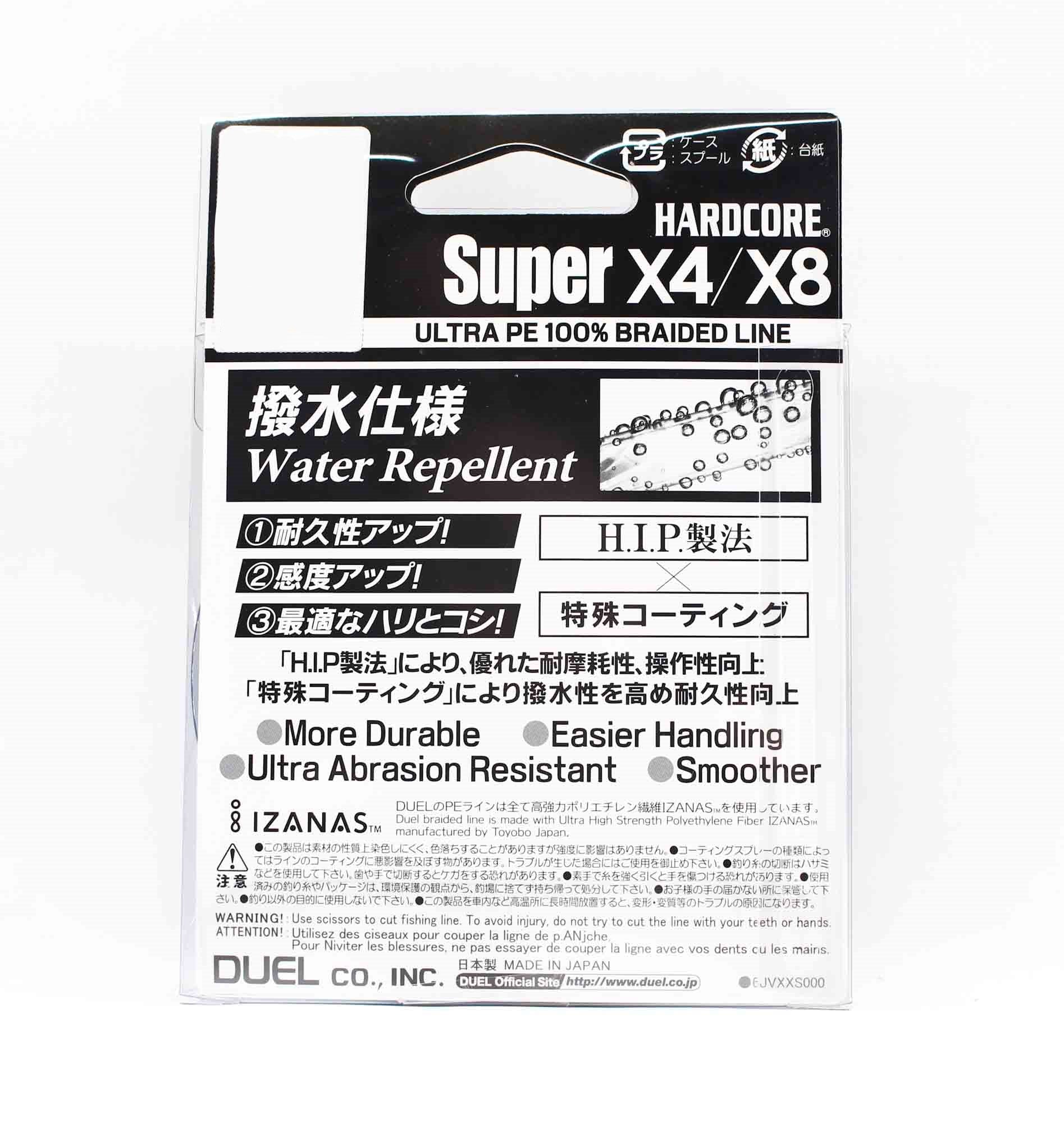 Yo Zuri Duel P.E Line Hardcore Super X8 200m P.E 1.0 20lb (0.17mm) H4316-5C
