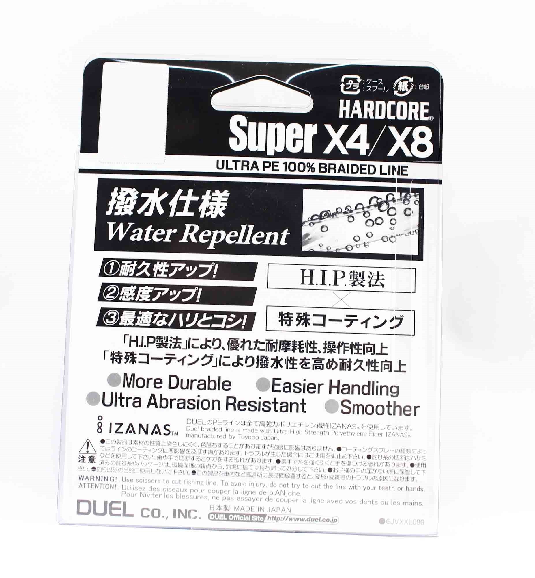 Yo Zuri Duel P.E Line Hardcore Super X8 300m P.E 0.8 16lb (0.15mm) H4321-5C