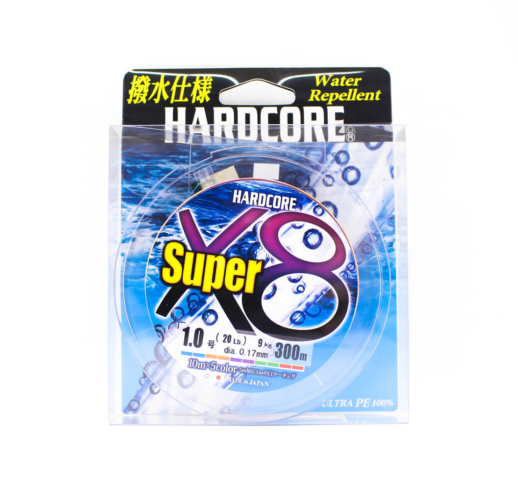 Yo Zuri Duel P.E Line Hardcore Super X8 300m P.E 1.0 20lb H4322-5C (5415)