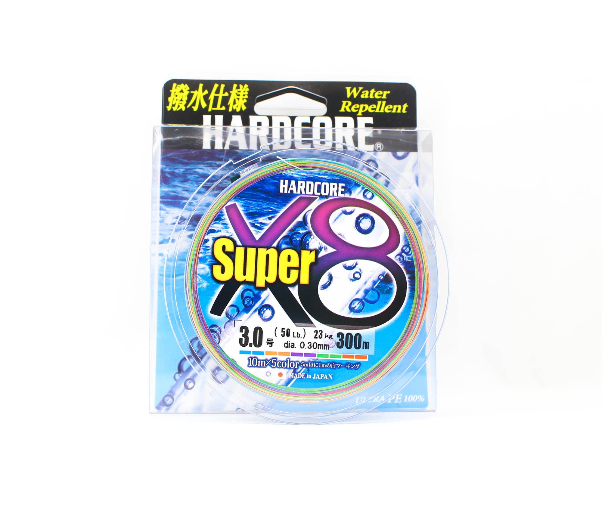 Yo Zuri Duel P.E Line Hardcore Super X8 300m P.E 3.0 50lb (0.3mm) H4327-5C