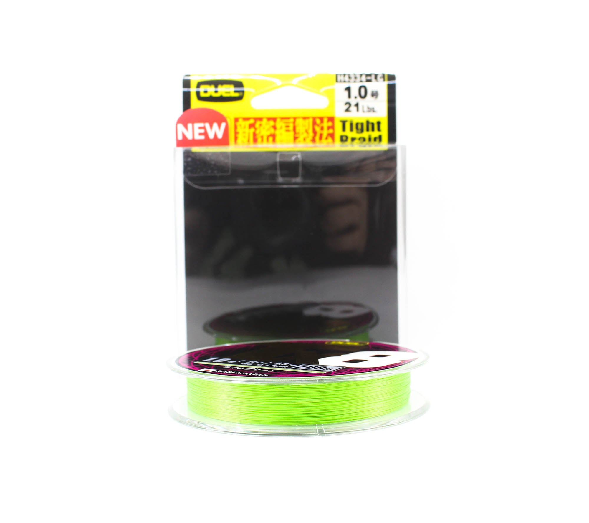 Yo Zuri Duel P.E Line TX8 200m P.E 1 9.5Kg (0.17mm) LG H4334-LG