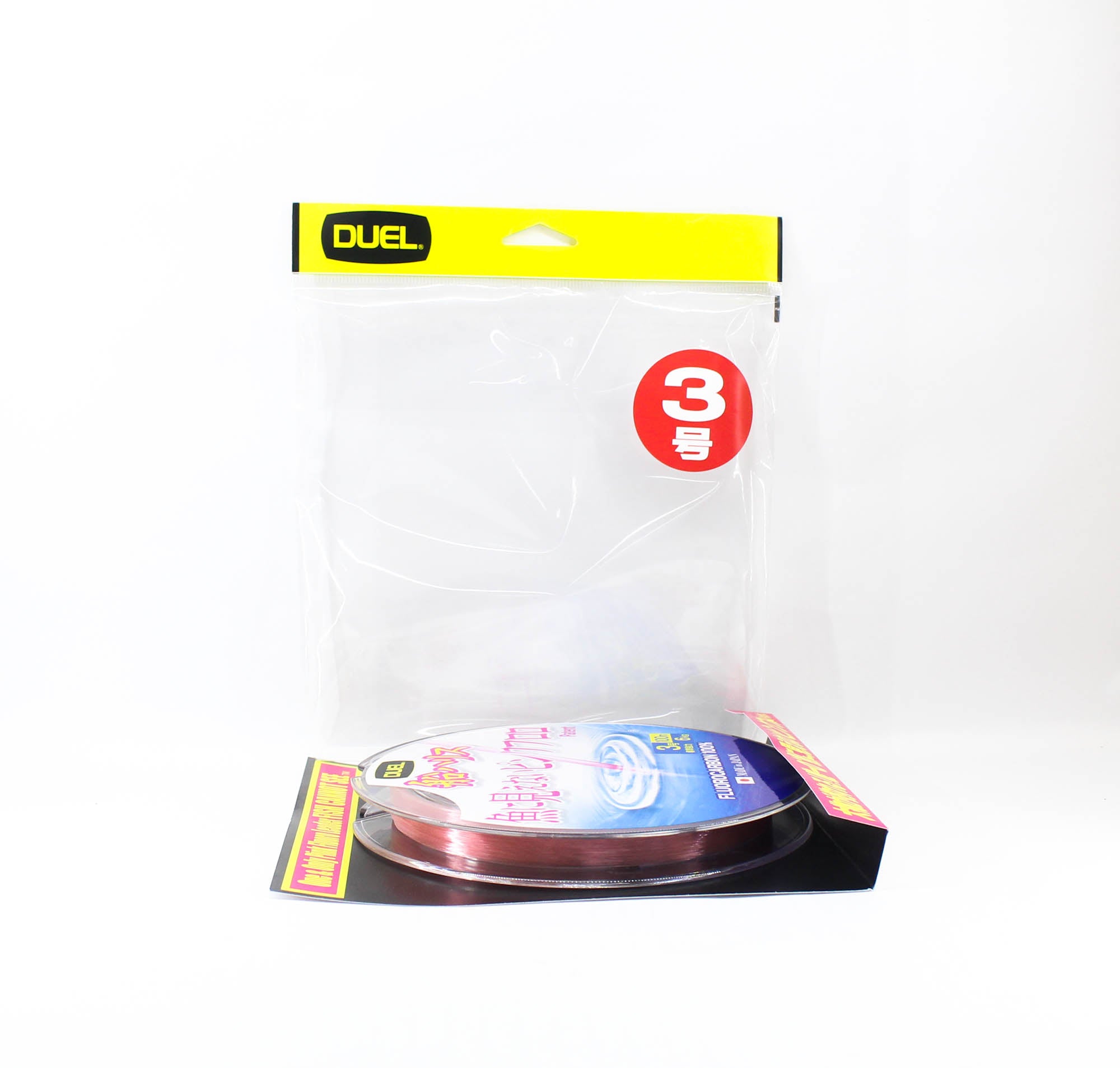 Yo Zuri Duel Pink Fish Cannot See Fluorocarbon 100m No3 6kg H4397-SP (8491)