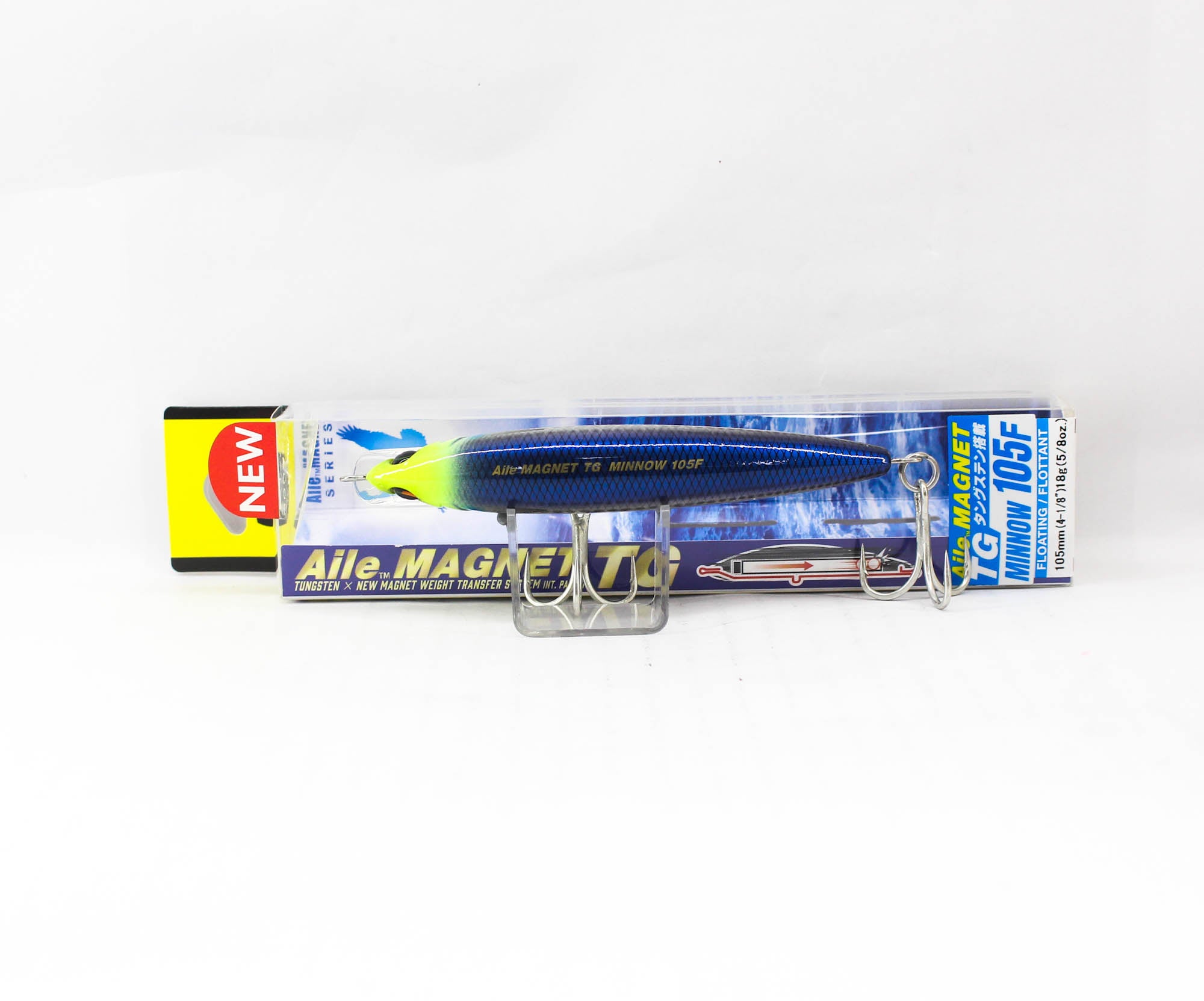 Yo Zuri Duel Aile Magnet TG Minnow 105F Floating Lure F1252-HCHM (5246)