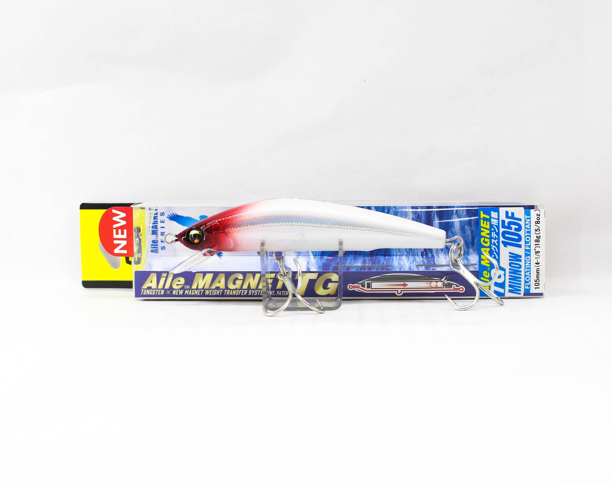 Yo Zuri Duel Aile Magnet TG Minnow 105F Floating Lure F1252-HRH (5284)