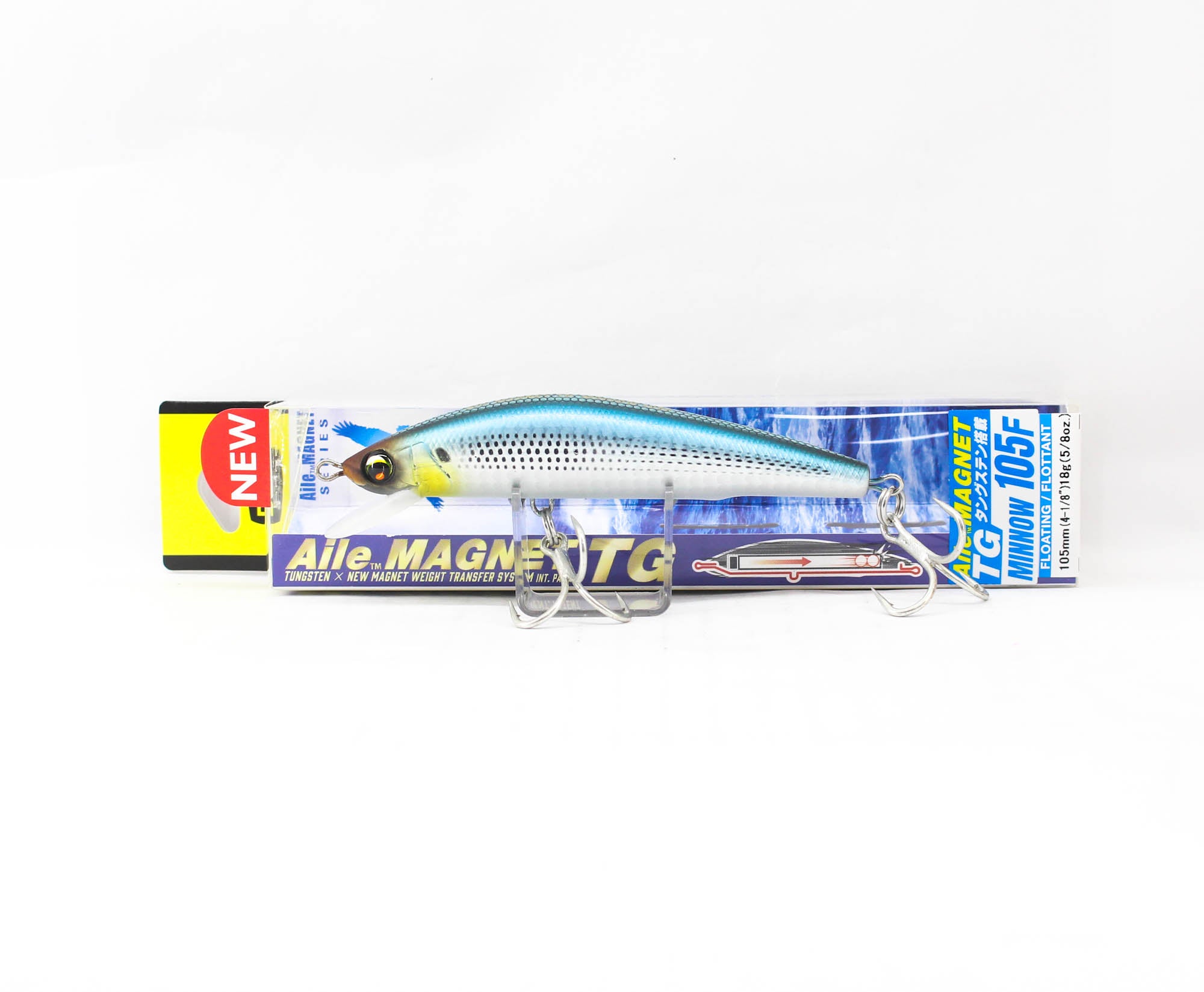 Yo Zuri Duel Aile Magnet TG Minnow 105F Floating Lure F1252-MKBK (5314) Yo Zuri Duel Aile Magnet TG Minnow 105F Floating Lure F1252-MKBK (5314)