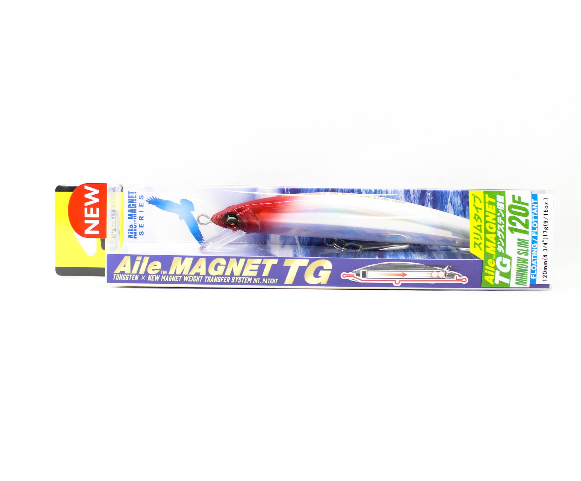 Yo Zuri Duel Alie Magnet TG Minnow Slim 120F Floating Lure F1257-HRH (7684)