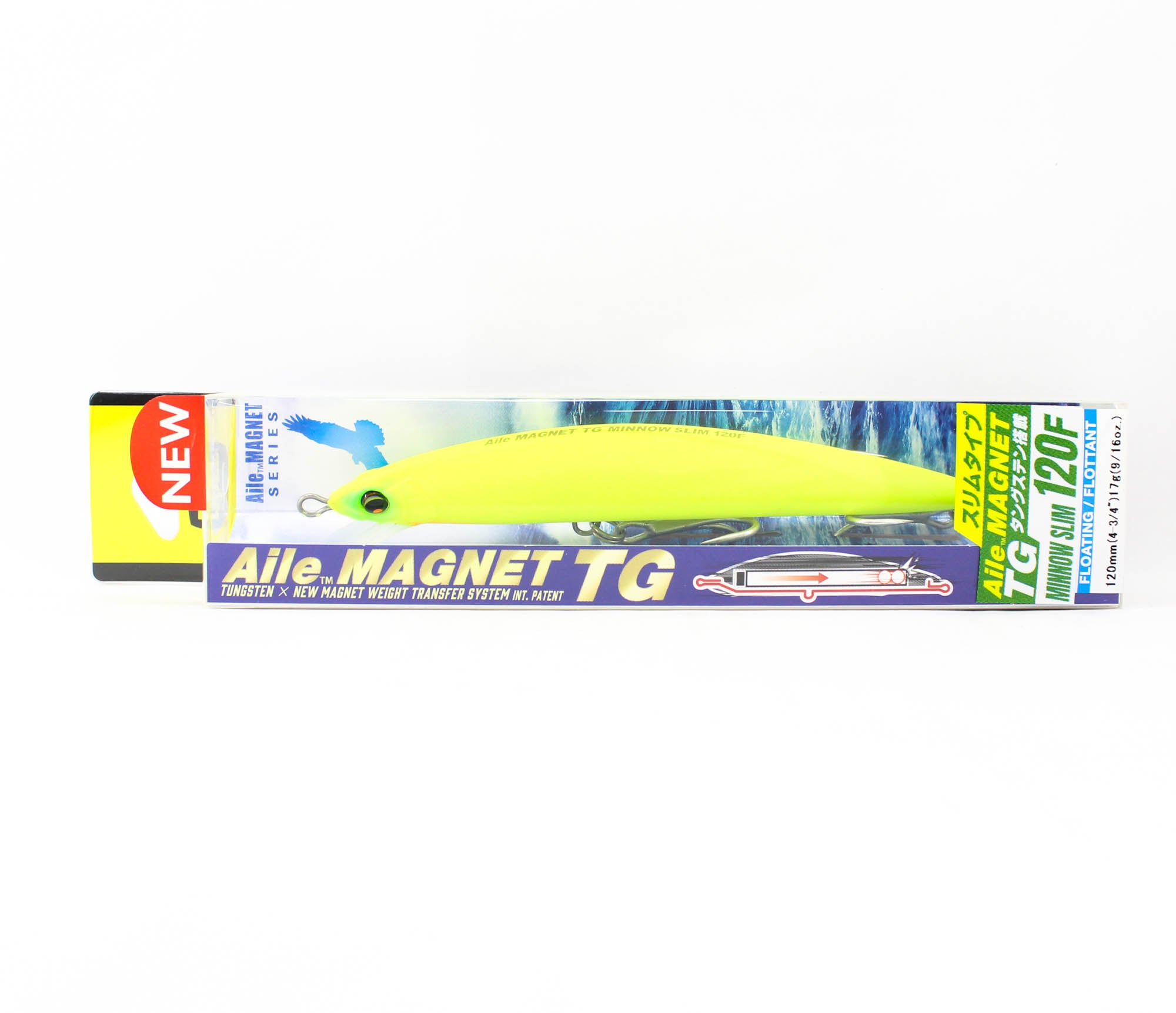 Yo Zuri Duel Alie Magnet TG Minnow Slim 120F Floating Lure F1257-MCL (7707)