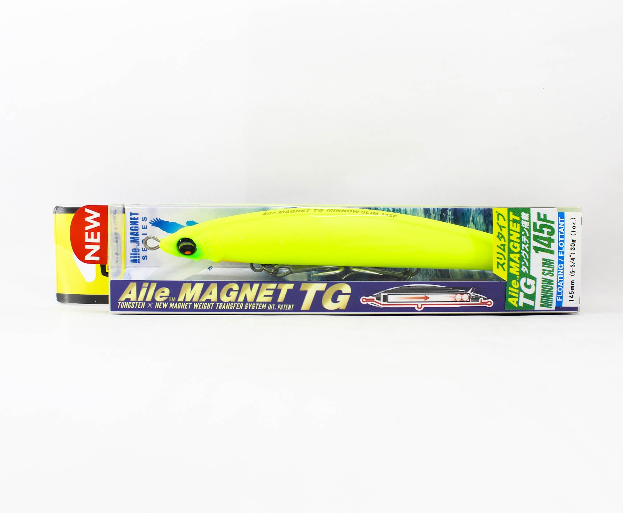 Yo Zuri Duel Alie Magnet TG Minnow Slim 145F Floating Lure F1258-MCL (7806)