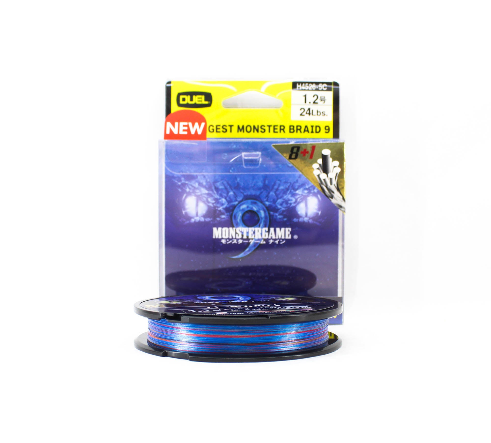 Yo Zuri Duel P.E Line Monster Game X9 Multi 200m P.E 1.2 (0.19mm) (0394)
